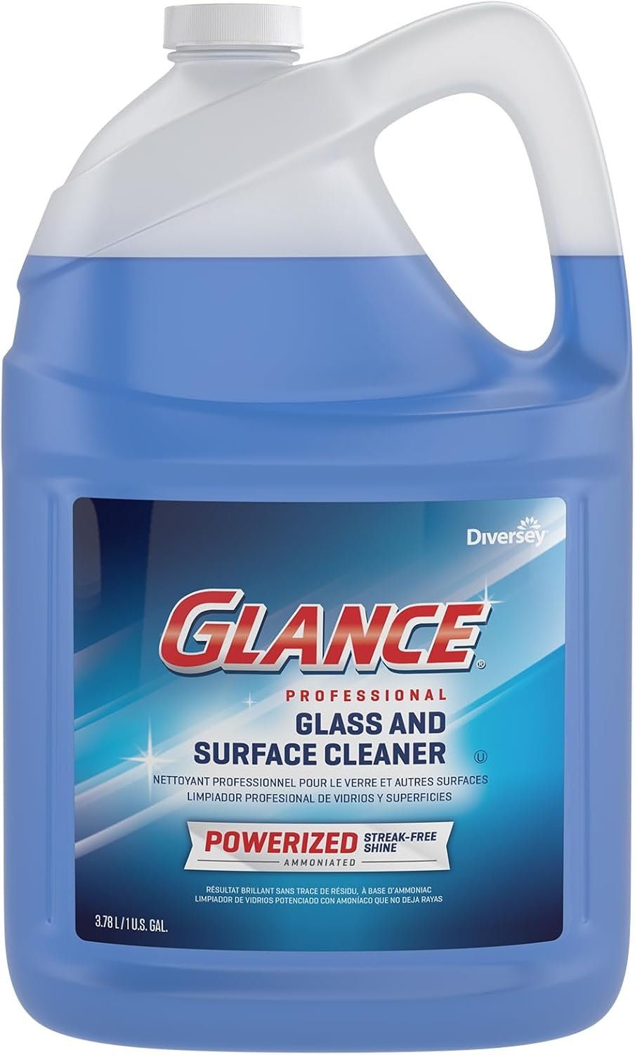 GLANCE CBD540311 Powerized Professional Glass & Surface Cleaner, Streak Free Commercial Ammoniated Window Spray, Ready-to-Use Refill, 1-Gallon (Pack of 2) - Image 3