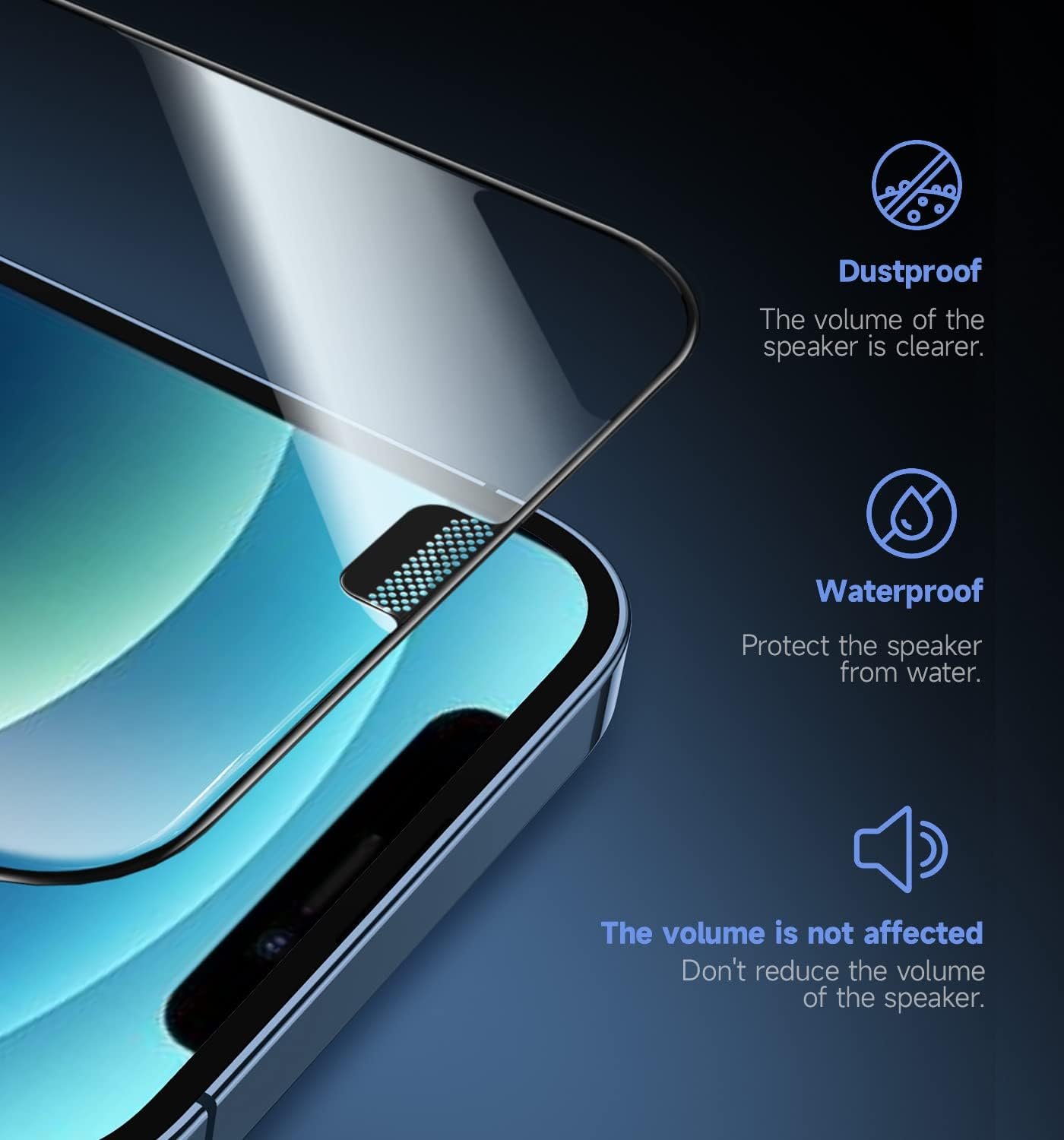 MAGIC JOHN 2 Pack for iPhone 12/iPhone 12 Pro 6.1 inch Tempered Glass Screen Protector, Auto Dust-Elimination Installation, Bubble Free, HD Clear, Easy Installation - Image 5