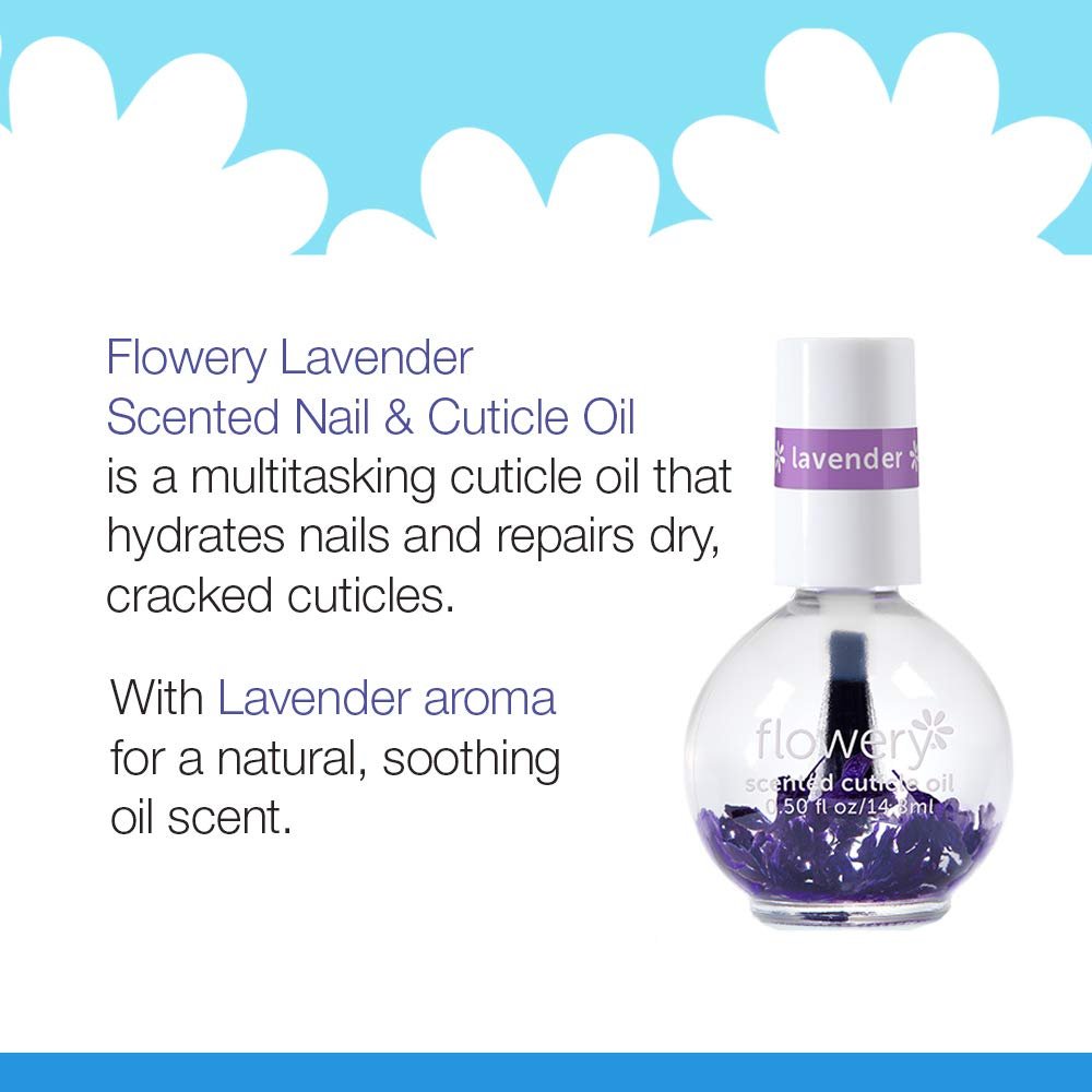 Flowery Lavender Scented Cuticle Oil, 0.5 oz, 1 Pack - Image 4