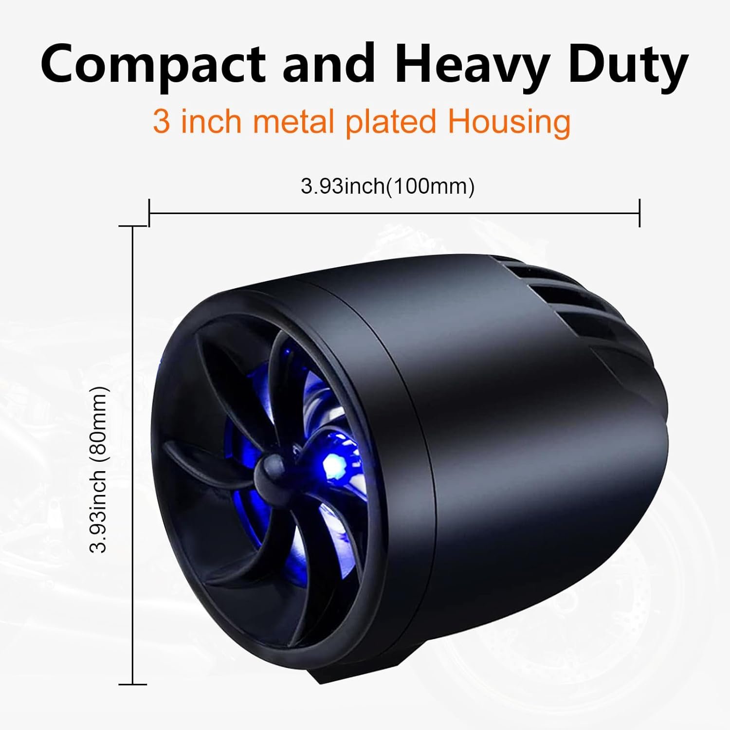 Motorcycle Speakers Bluetooth Waterproof Stereo System Support SD/USB/AUX/FM Radio Stereo Amplifier Speaker,Universal for All of The Motorcycle - Image 8