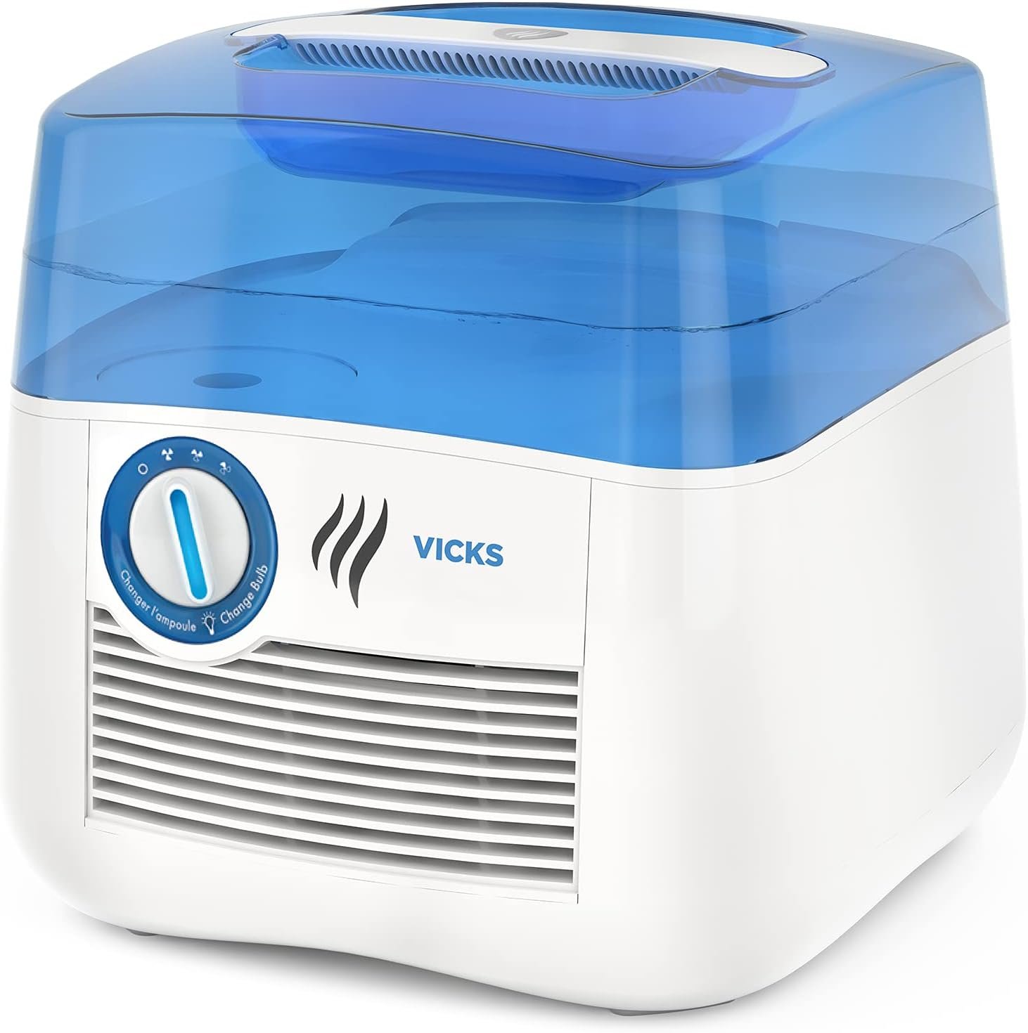 Vicks Cool Mist Humidifier with UV light. Evaporative Humidifier auto-adjusts to room humidity without over humidification. For Kids Bedrooms, Baby Rooms, and More. Use with Vicks VapoPads. - Image 13