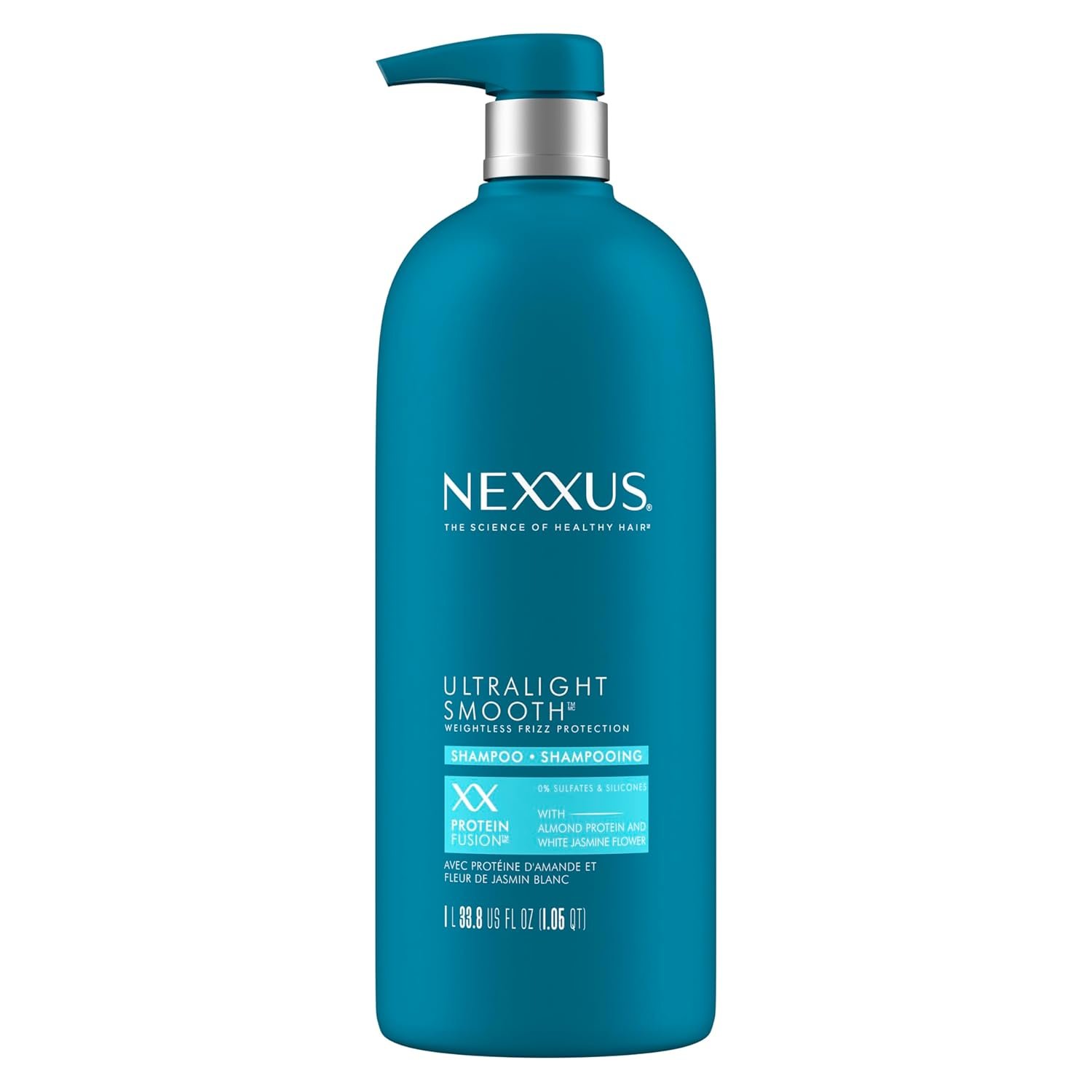 Nexxus Shampoo Ultralight Smooth for Dry & Frizzy Hair Sulfate-Free 33.8 oz - Image 2
