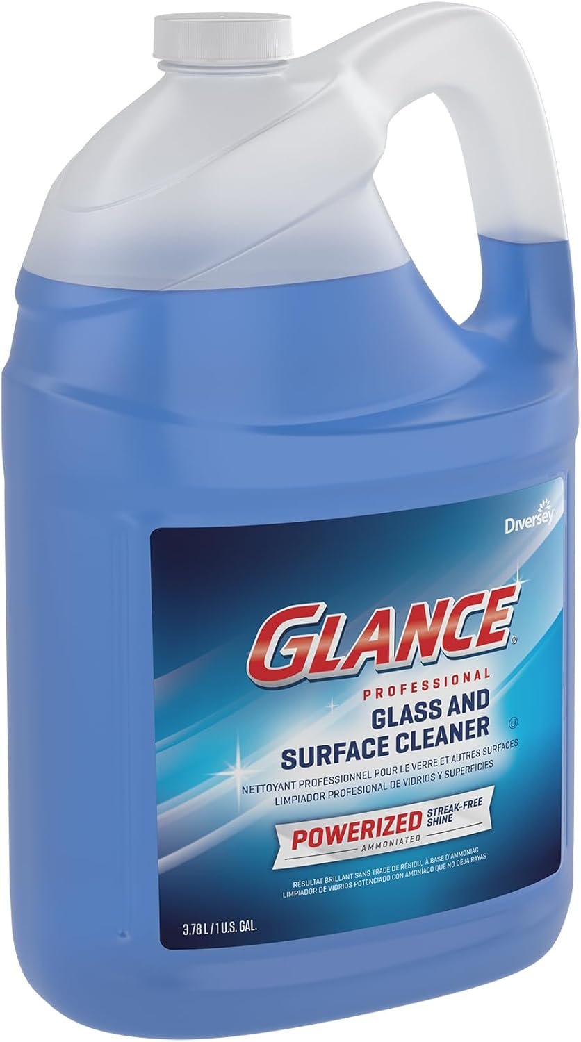 GLANCE CBD540311 Powerized Professional Glass & Surface Cleaner, Streak Free Commercial Ammoniated Window Spray, Ready-to-Use Refill, 1-Gallon (Pack of 2) - Image 4