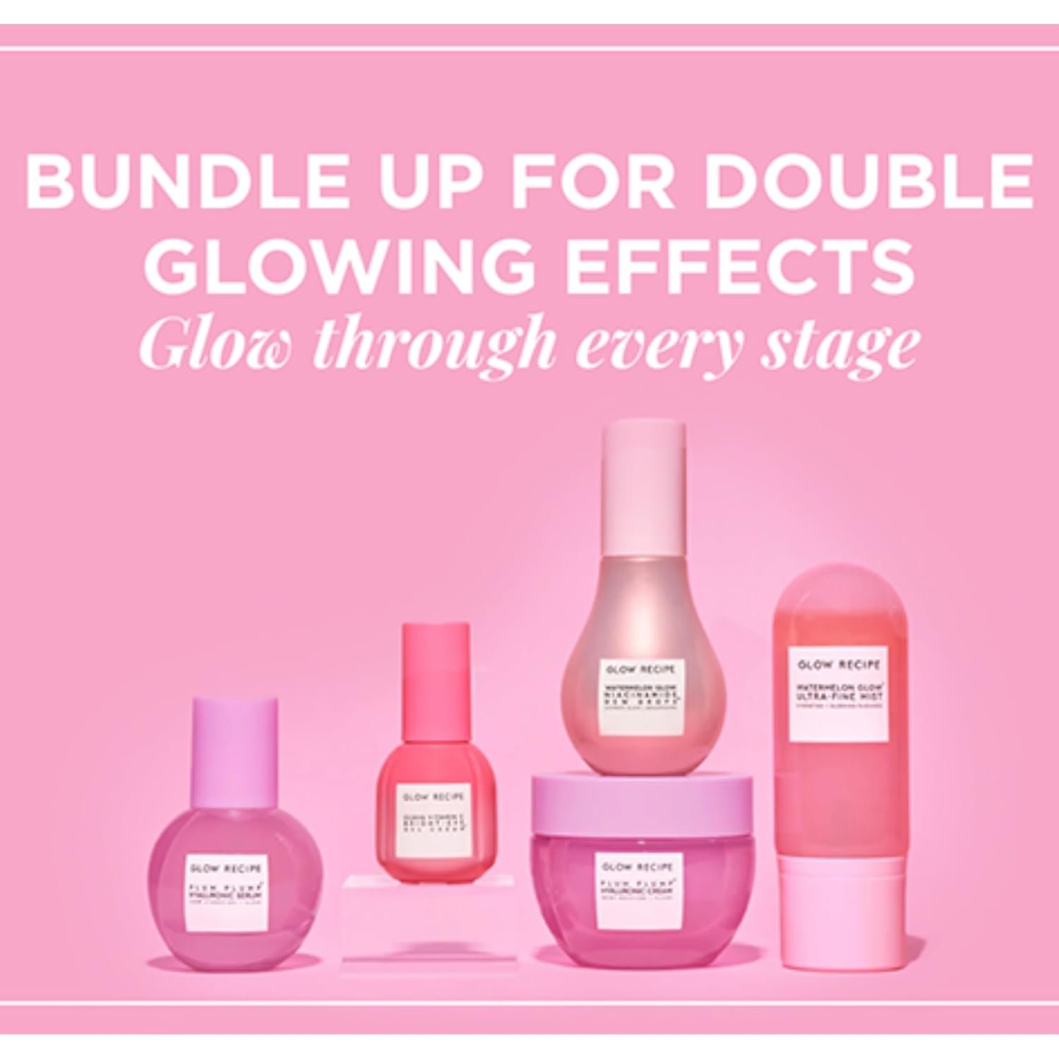 Glow Recipe Watermelon Glow Ultra-Fine Facial Mist Spray - Hyaluronic Acid Face Mist for Fresh + Glowing Skin - Hydrating Face Mist with Hibiscus AHA + Vitamin E - Watermelon Glow Face Spray (2.5 oz) - Image 8