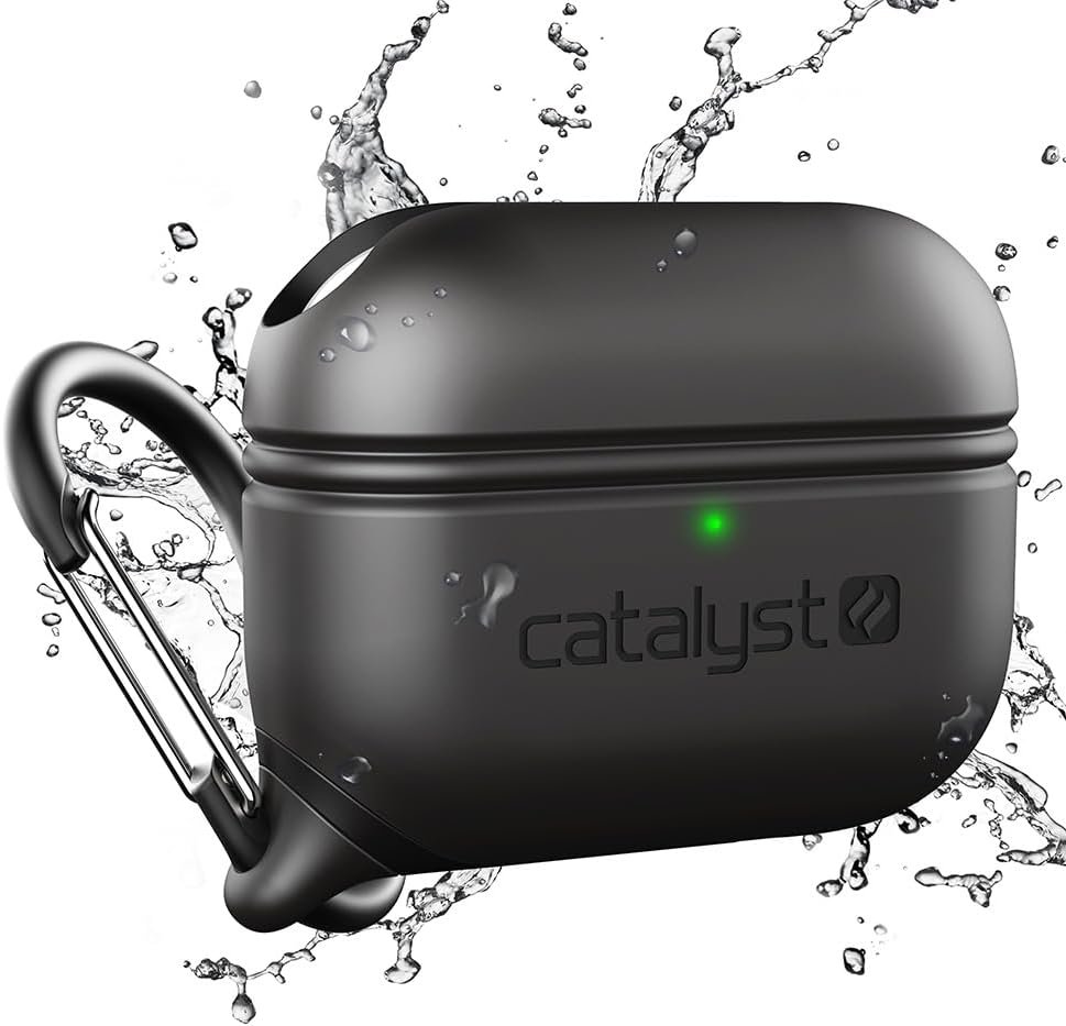 Catalyst Waterproof Case for AirPods Pro 2nd Generation and AirPods Pro 1st Generation - Wireless and USB-C Charging Compatible, One Piece Design, High Drop Protection Case with Carabiner - Image 2