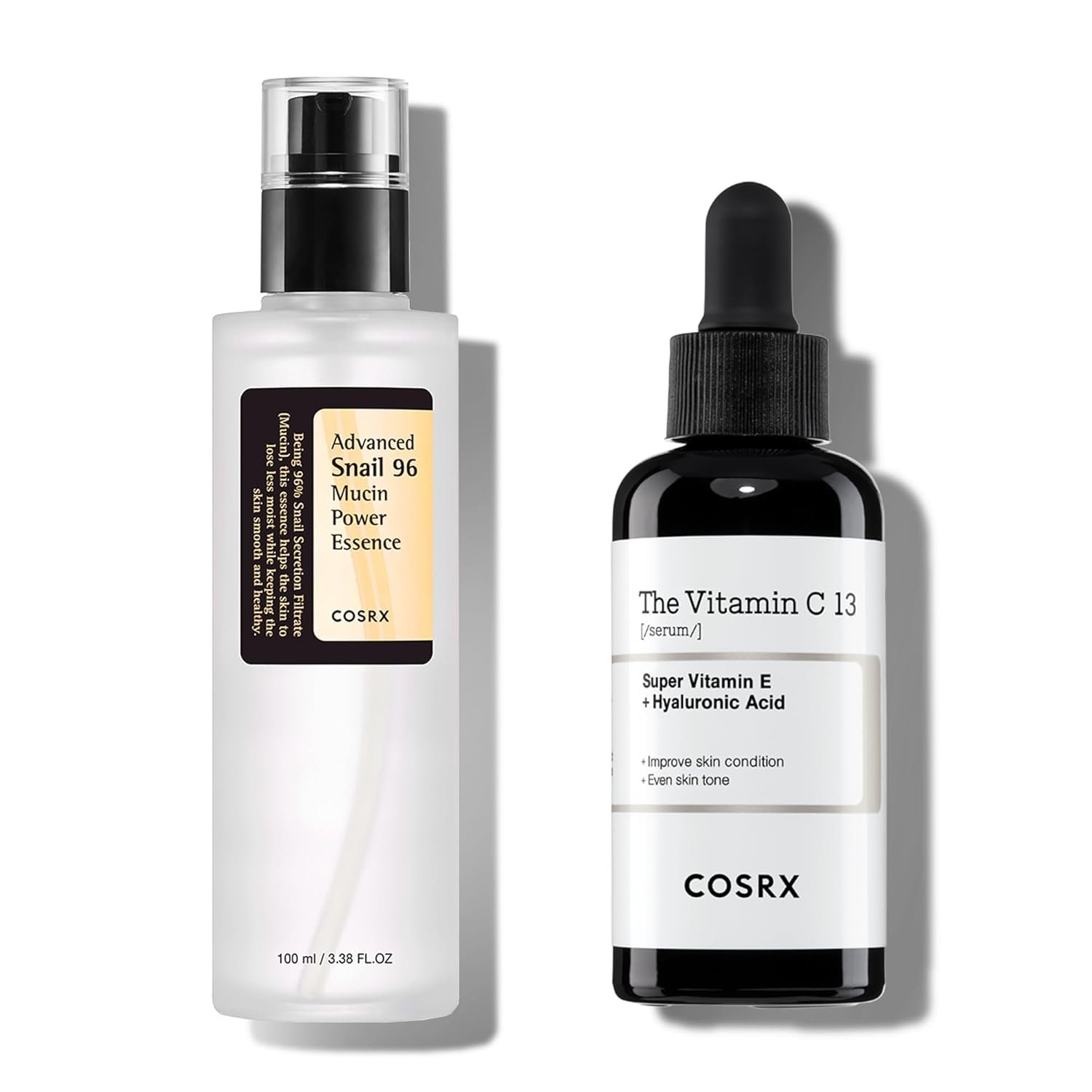 COSRX Post Acne Mark Recovery - Snail Mucin 96% Essence + Vitamin C 13% Serum, Intensive Hydrating for Fine lines, Hyperpigmentation, After Blemish Care - Image 2