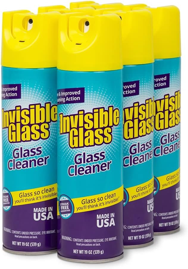 Invisible Glass 91160-6PK Premium Glass And Window Cleaner Aerosol Can Leaves Glass Streak Free And Residue Free With Improved Foaming Action, Pack Of 6 - Image 2