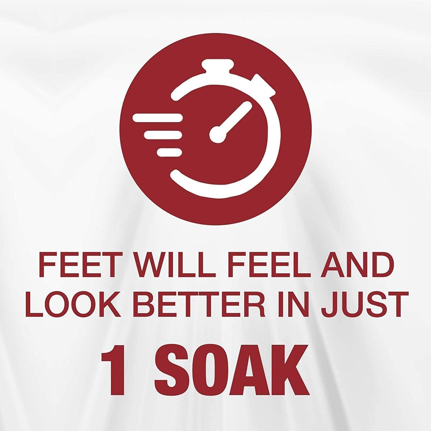 Kerasal Foot Therapy Soak, Foot Soak for Achy, Tired and Dry Feet, 2 lbs and Kerasal Nighttime Intensive Repair Foot Masks, Foot Mask for Cracked Heels and Dry Feet, Two Pairs - Image 3