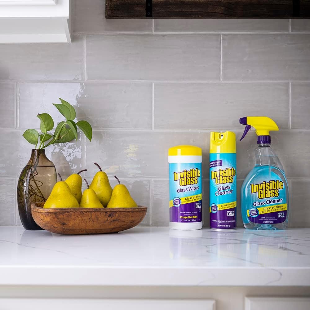 Invisible Glass 91160-6PK Premium Glass And Window Cleaner Aerosol Can Leaves Glass Streak Free And Residue Free With Improved Foaming Action, Pack Of 6 - Image 7