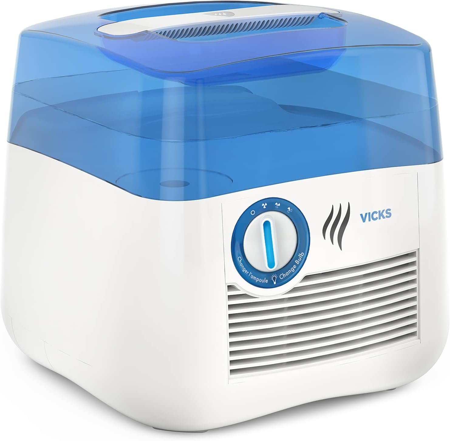 Vicks Cool Mist Humidifier with UV light. Evaporative Humidifier auto-adjusts to room humidity without over humidification. For Kids Bedrooms, Baby Rooms, and More. Use with Vicks VapoPads. - Image 14
