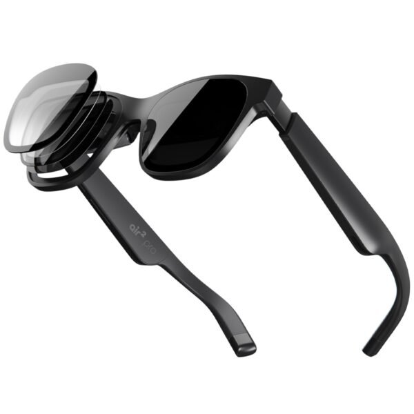XREAL Air 2 Pro AR Glasses|46° FOV, 130" 120Hz HD Display, True Colors, Cinematic Sound, All-Day Comfort. Compatible with iPhone 15, Steam Deck, ROG, Mac, PC, Android & iOS - Image 2