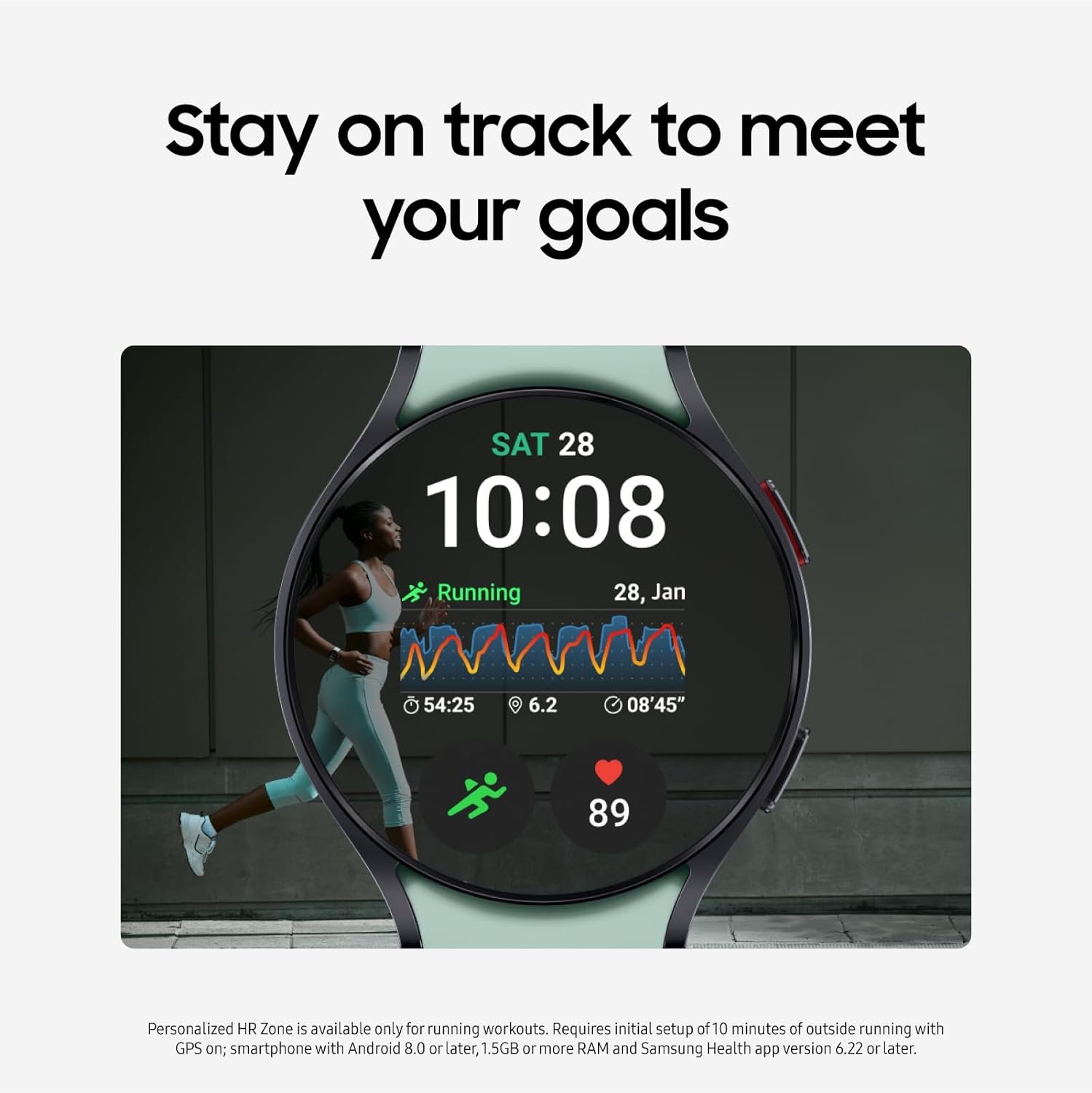 SAMSUNG Galaxy Watch 6 40mm Bluetooth Smartwatch w/ Fitness Tracker, Personalized HR Zones, Advanced Sleep Coaching, Heart Monitor, BIA Sensor, US Version, Gold (Renewed) - Image 4