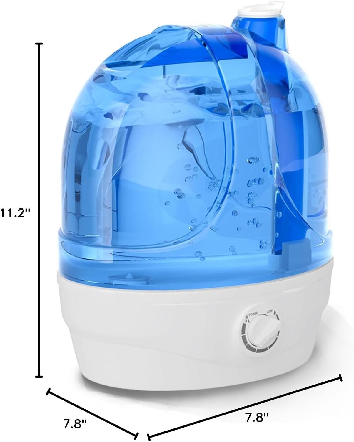 2.8L Large Capacity Ultrasonic Cool Mist Humidifier - Powerful Moisture Control for Comfortable Spaces, Lasts up to 30 Hours, Auto Shut-Off (BPA-Free) - Image 9