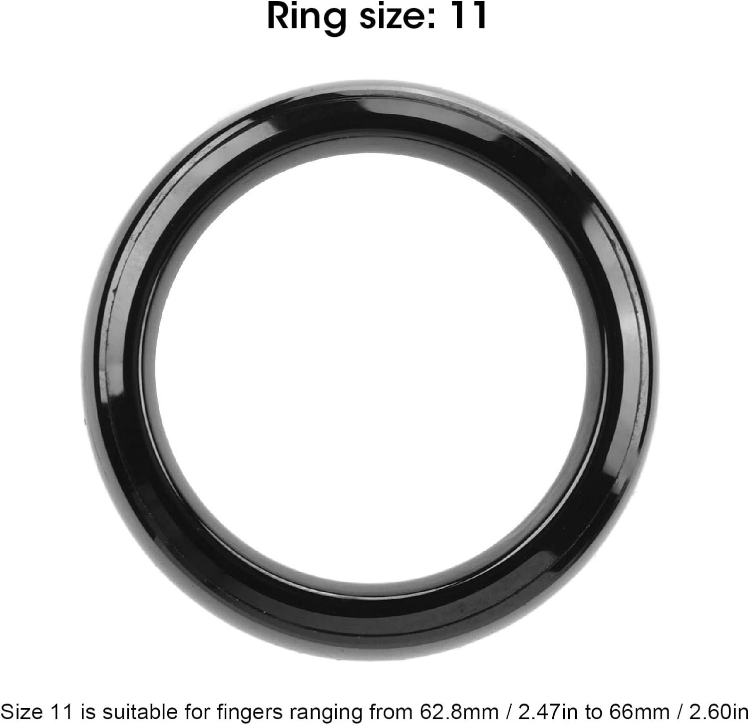 R4 Smart Ring, IP68 Wearable Scenario Notification Waterproof Ceramic NFC for Android Phone (US Size 11) - Image 8