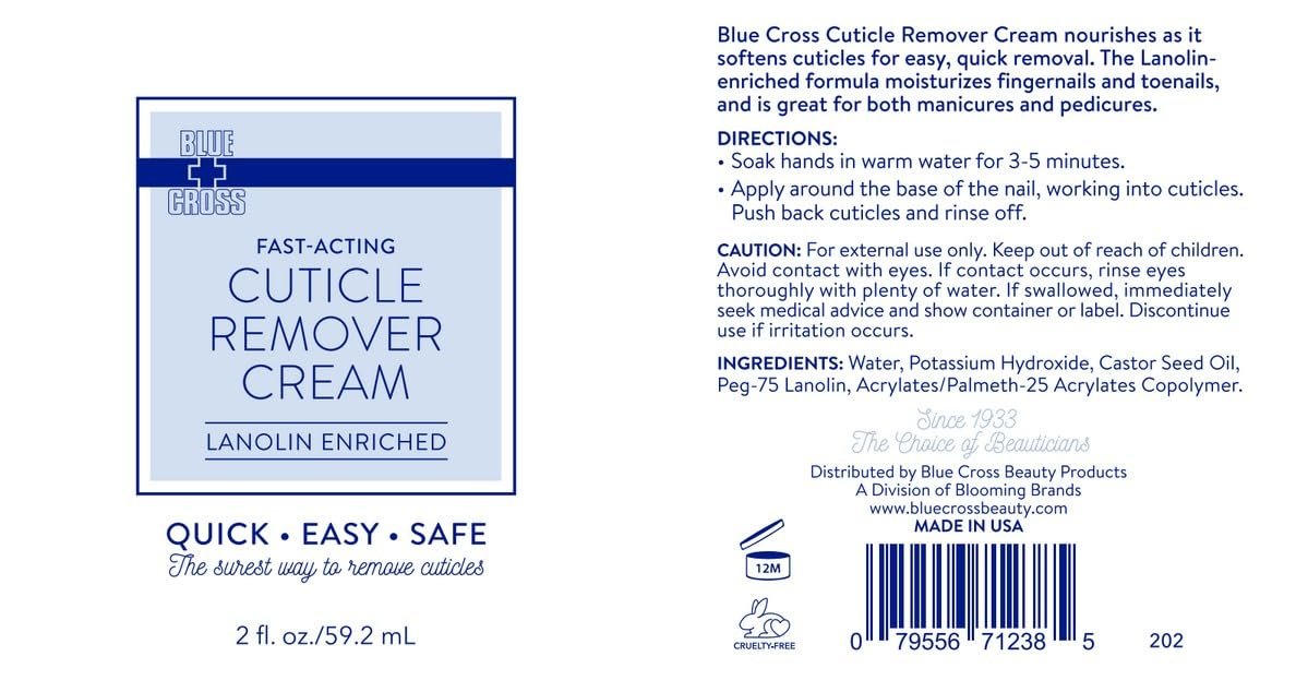 Blue Cross Professional Nail Care, Hydrating, Moisturizing, Strengthening Cuticle Remover + Softener Cream for Dry Manicures, Brittle Nails, Hang Nails + Dry Cuticles, Made in USA, 2 ounce - Image 8