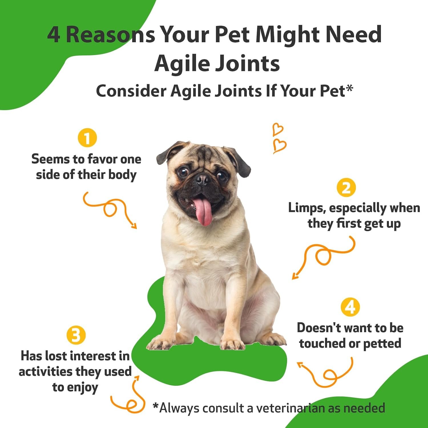 Pet Wellbeing Agile Joints for Dogs - Vet-Formulated - Joint Health, Mobility, Ease of Movement - Natural Herbal Supplement 2 oz (59 ml) - Image 3