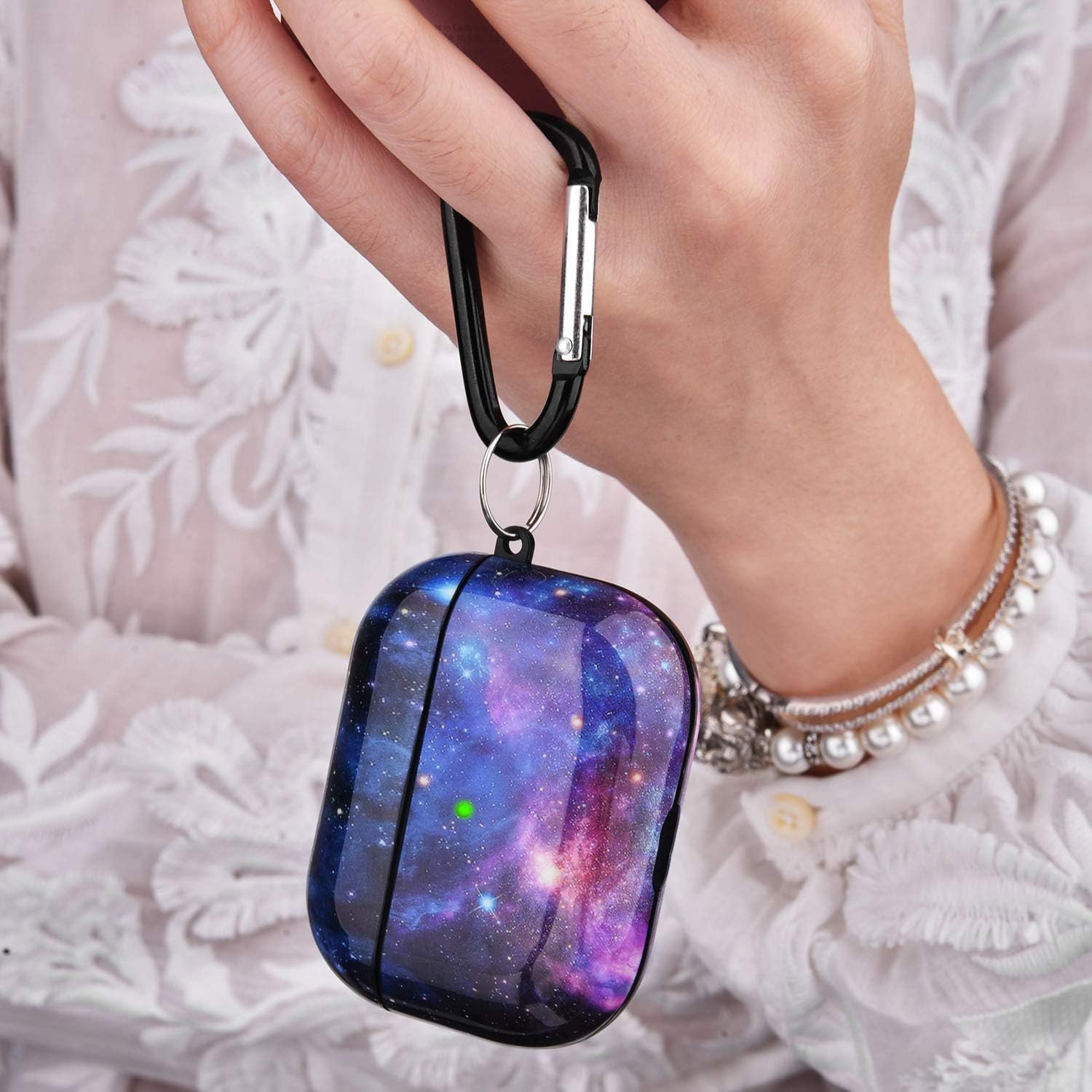 CAGOS for Airpod Pro Case, Cute Airpods Pro 2nd/1st Generation Case Cover Hard TPU Protective iPod Pro Case with Keychain Accessories for Women Men - Image 7