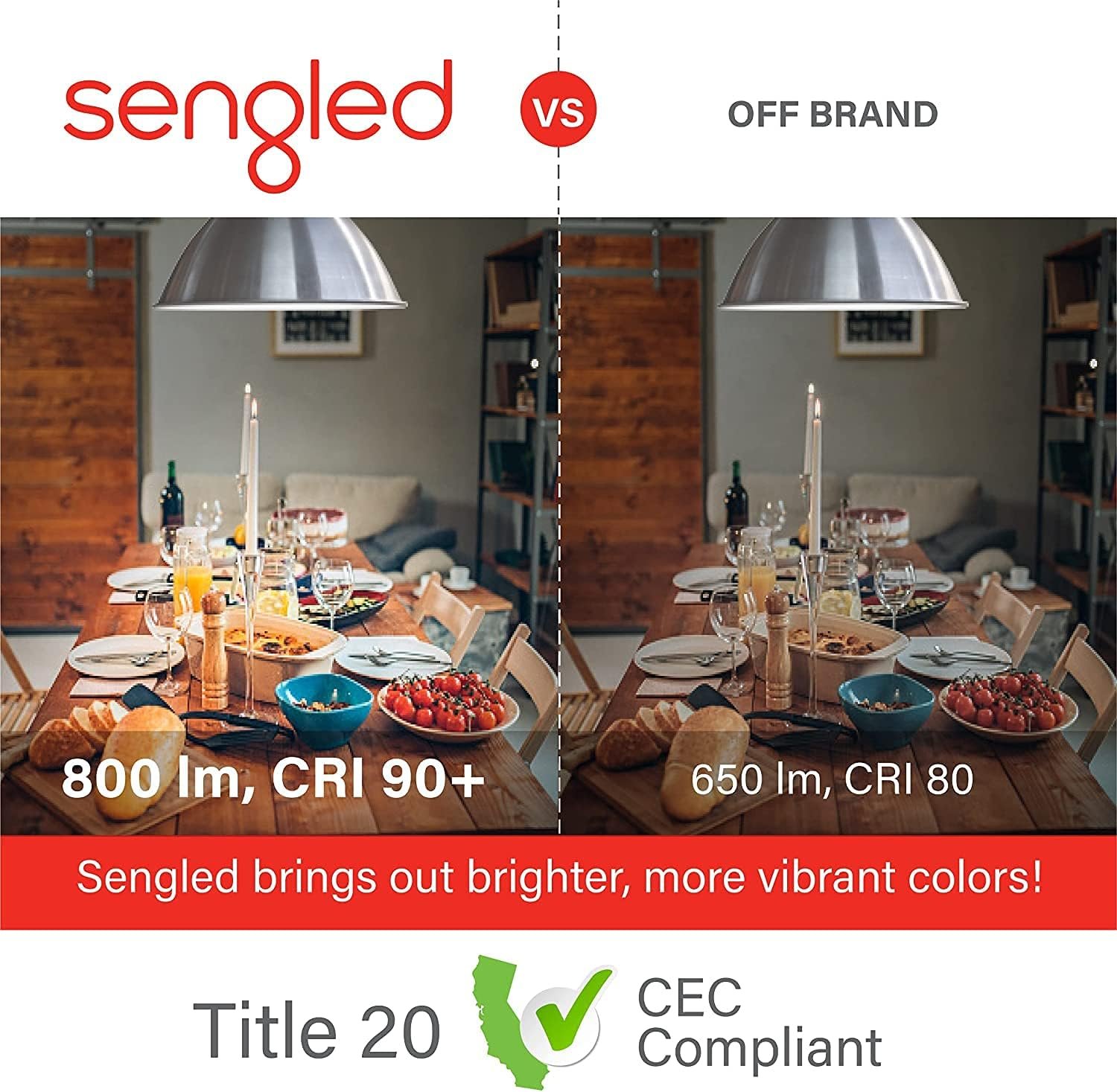 Sengled Smart Light Bulbs, Bluetooth Mesh, Bulbs That Work with Alexa Only, Dimmable LED E26 A19, 60W Equivalent Soft White 800LM, High CRI, Brightness, 6 Pack - Image 4