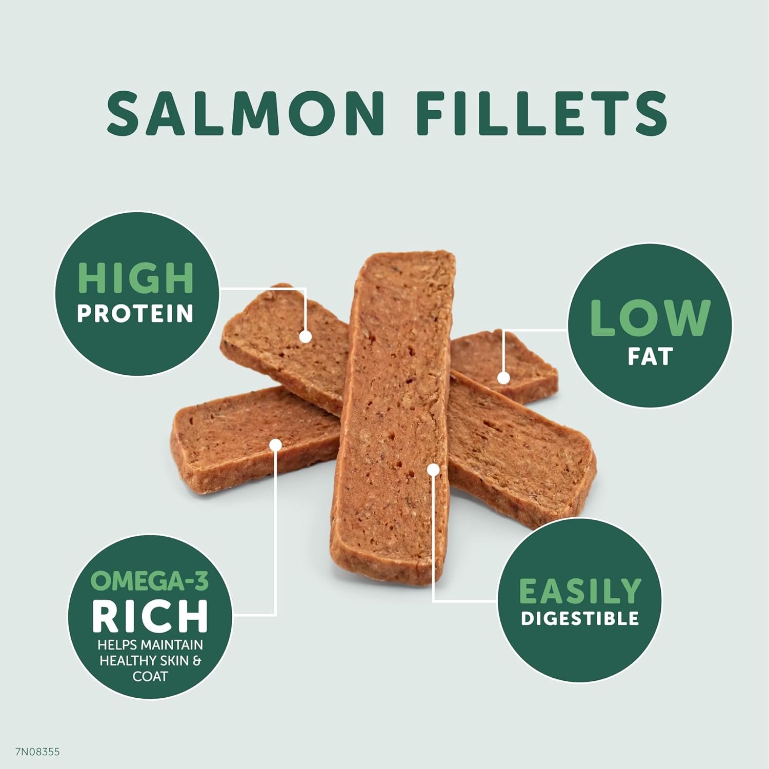 Salmon Fillet Dog Treats, 3.5oz - Image 8