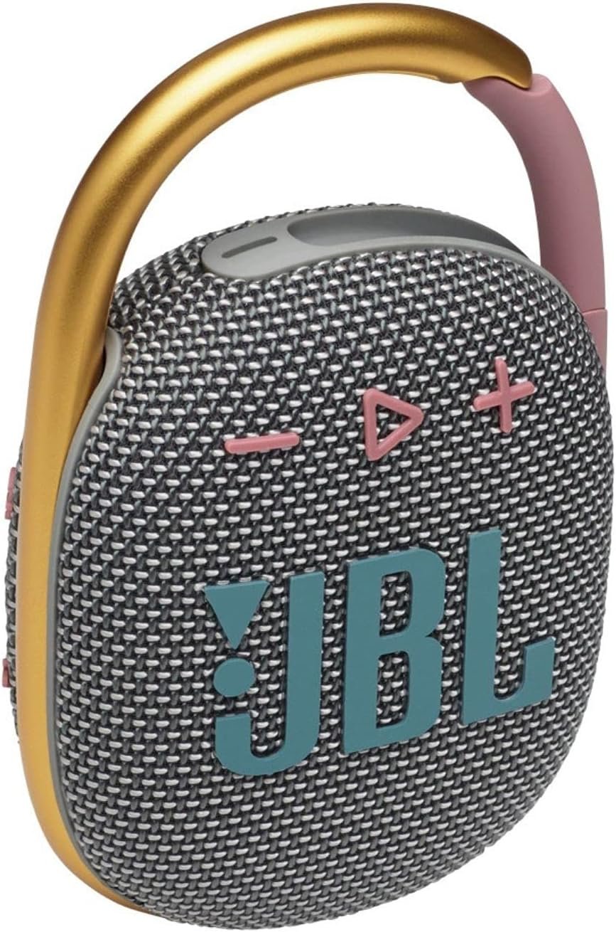 JBL Clip 4 Portable Bluetooth Speakers (Red and Gray) - Image 6