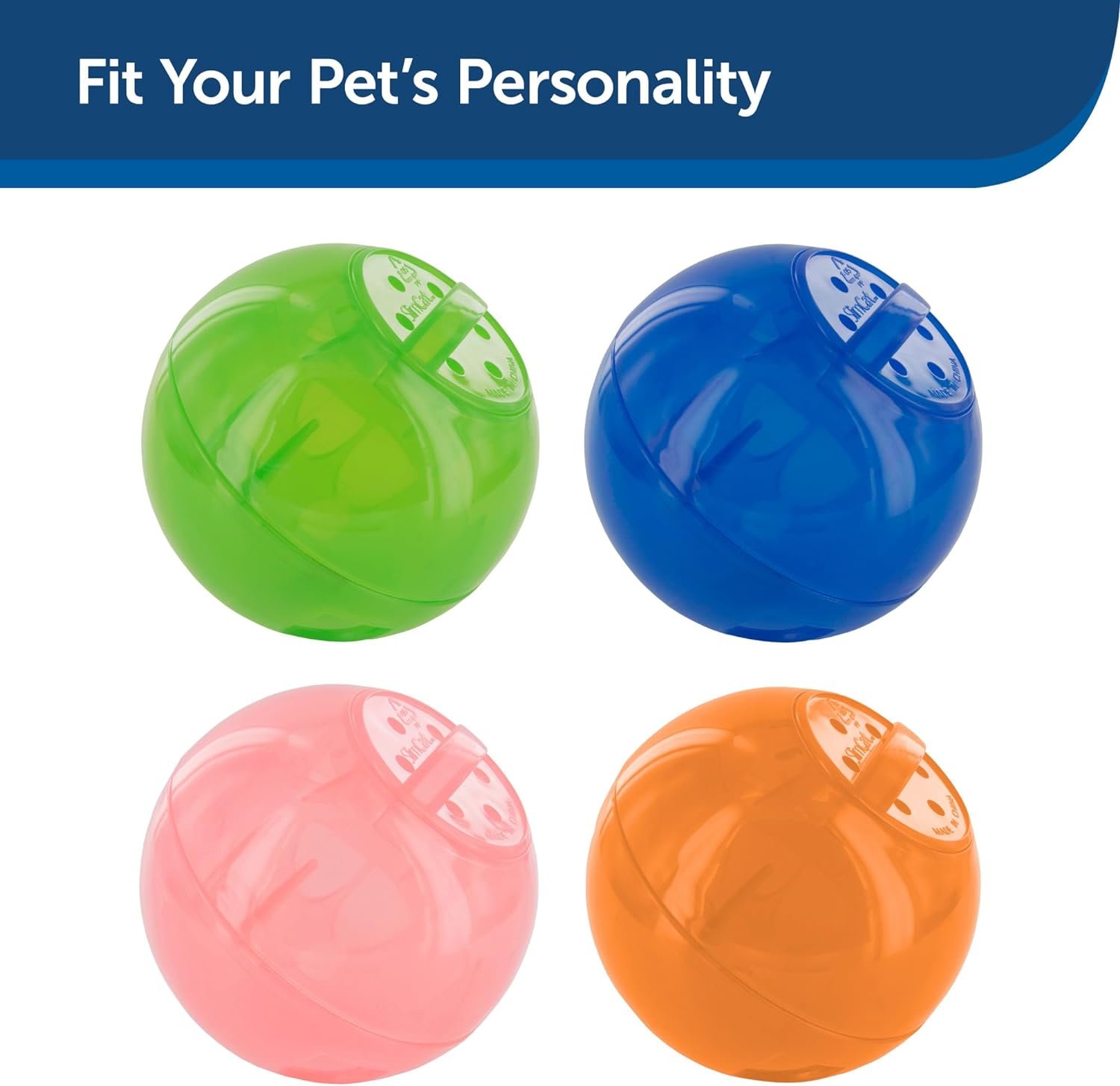 PetSafe Slimcat Feeder Ball - Interactive Game for Your Cat - Fill with Food and Treats - Blue - Image 6