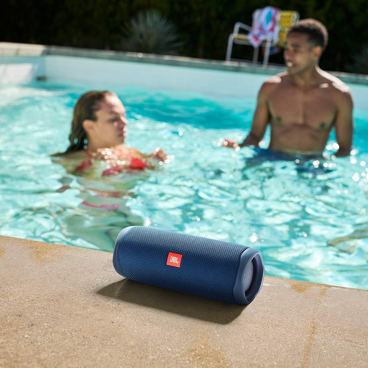 JBL FLIP 5, Waterproof Portable Bluetooth Speaker, Blue, 3.6 x 3.6 x 8.5 - Image 3