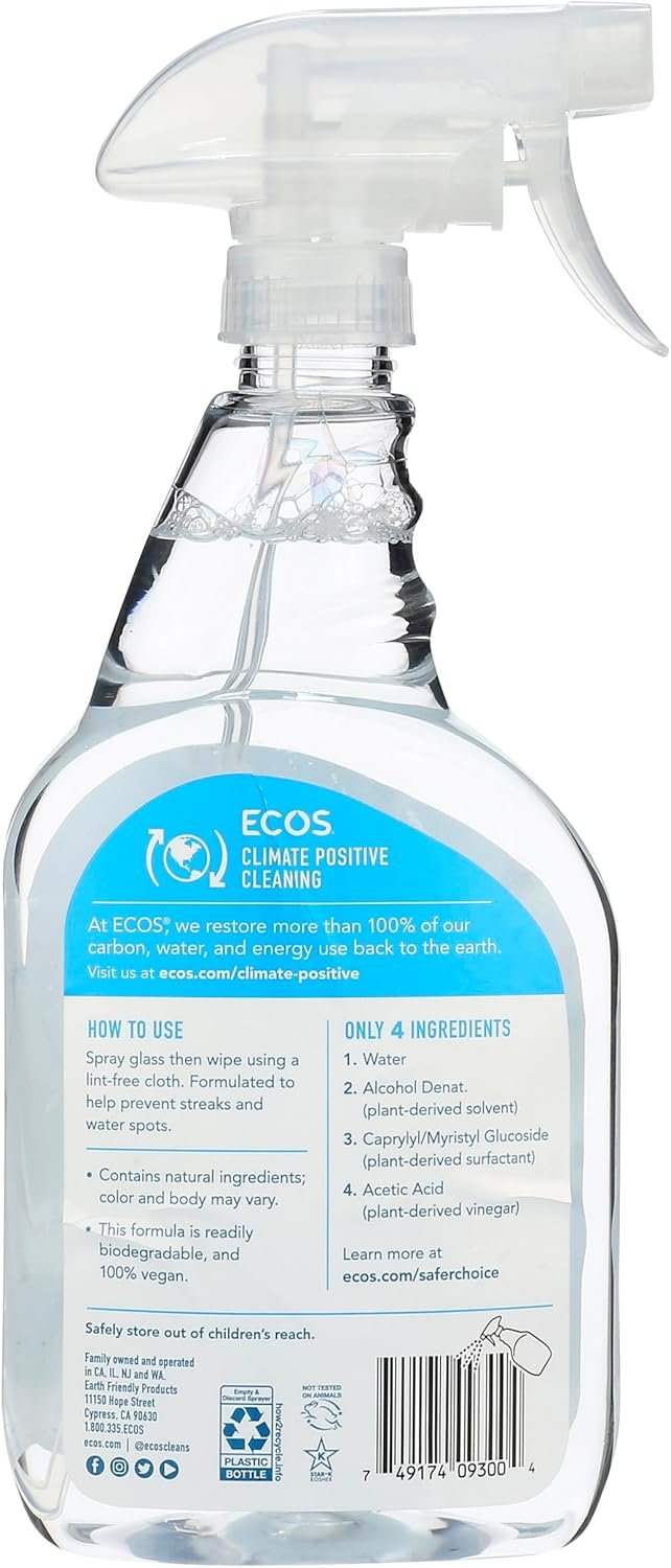 Earth Friendly Products Window Cleaner with Vinegar, 22 Oz - Image 3