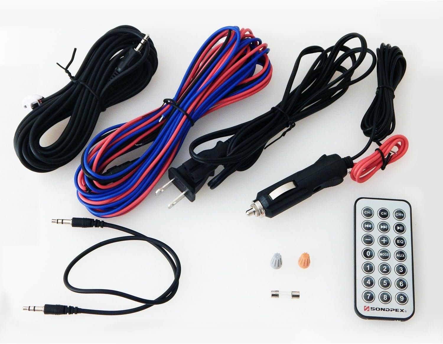 SONDPEX Bluetooth Speaker System & Digital Music Player 6.5" Subwoofer 200W Max Output FM Radio Receiver SD/MMC card and USB Reader, Wireless Outdoor Bluetooth Speaker, Portable Party Speaker CSF-E65B - Image 8