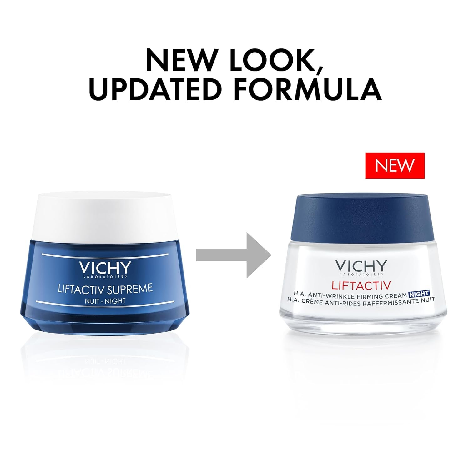 Vichy LiftActiv Supreme Night Cream, Anti Aging Face Cream with Vitamin C & Rhamnose to Firm & Brighten, Suitable for Sensitive Skin - Image 4