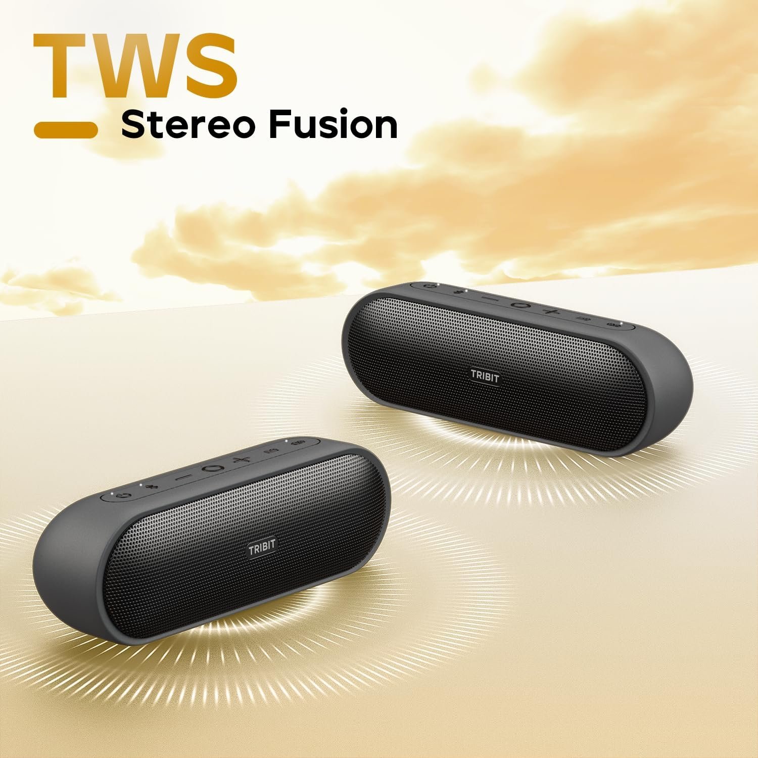 Tribit Portable Bluetooth Speaker XSound Plus 2, Wireless Speaker 30W with XBass, IPX7 Waterproof, 24-Hour Playtime, Stereo Sound, Built-in Mic, Bluetooth 5.3 Speaker for Party, Car, Travel - Image 5