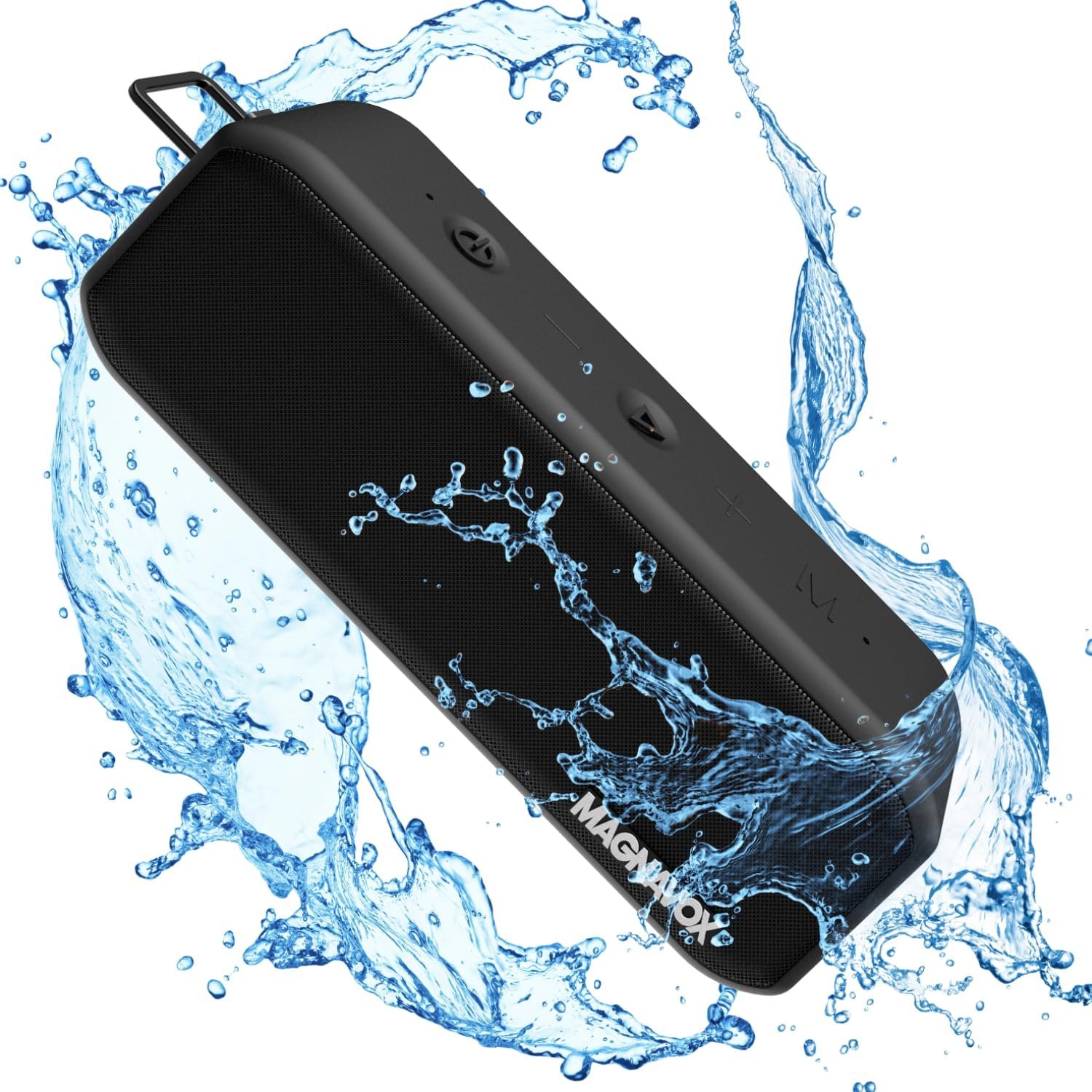 Magnavox MMA3928 Waterproof Portable Bluetooth Speaker in Black - Image 2