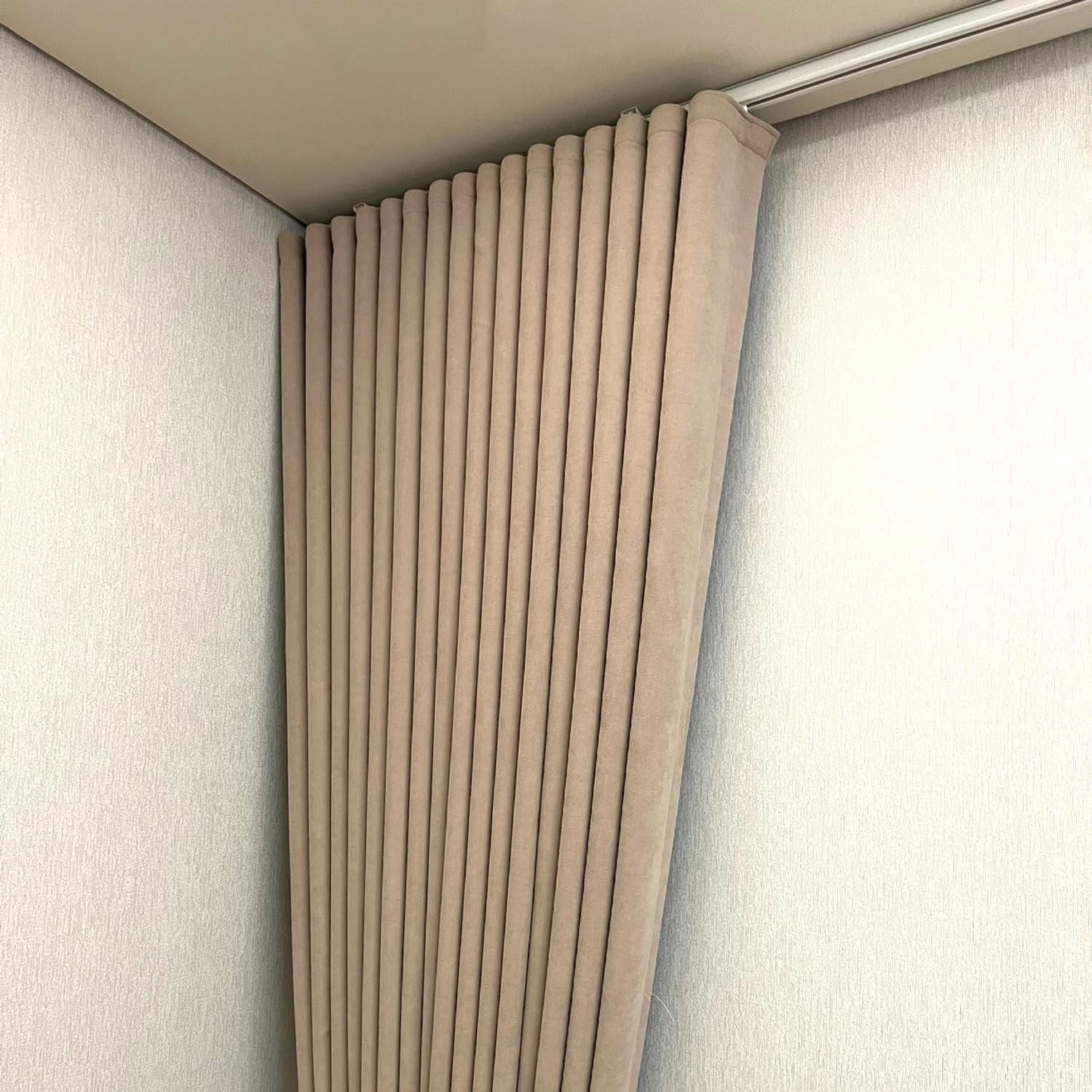 Smart Snake Shaped Water Wave Curtain,Opener with Remote, Compatible with Alexa Google Home Connector App,Translucent Breathable Livingroom Gauze Curtains (Stripes Sky Blue, 1m(39.37inch)) - Image 9