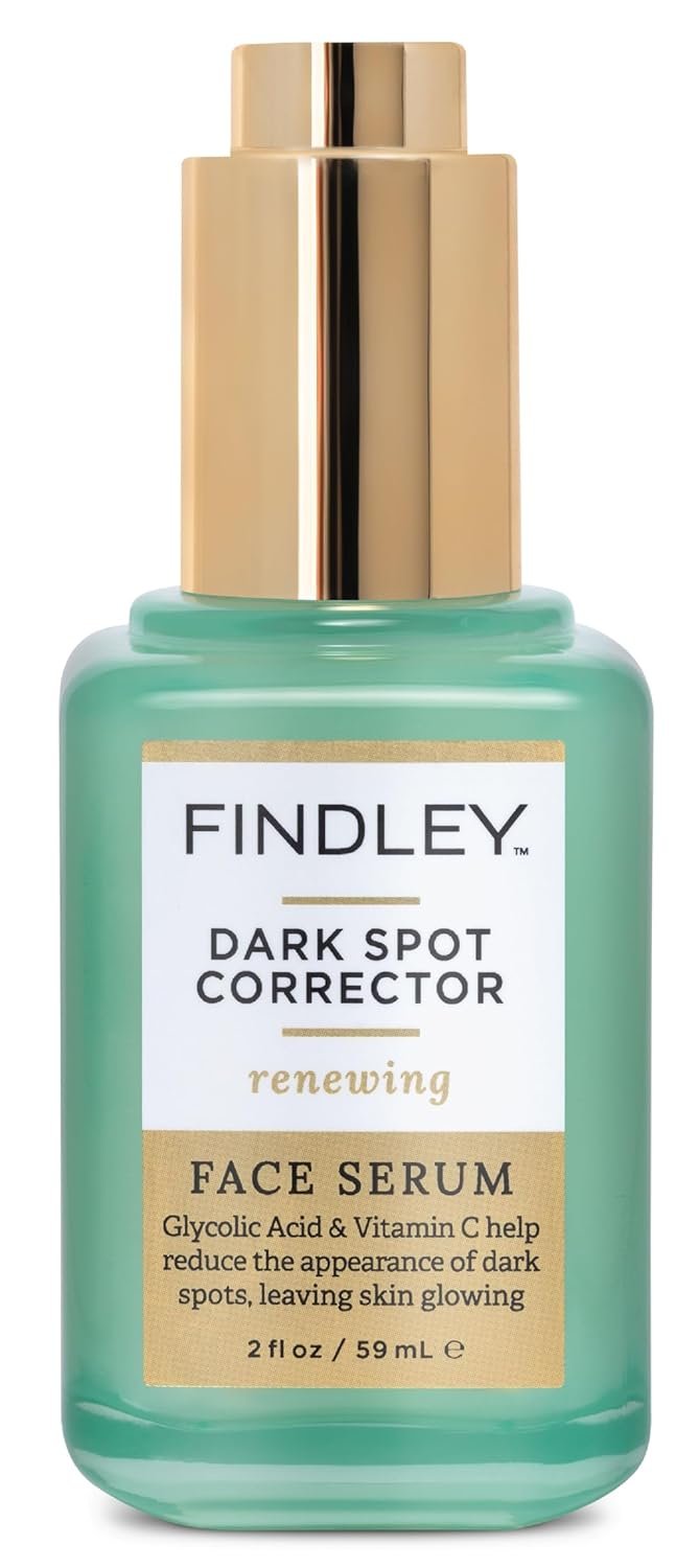 Findley Dark Spot Corrector Renewing Face Serum with Glycolic Acid & Vitamin C - Reduces Dark Spots & Signs of Aging | Hydrating (2 Fl Oz) - Image 2