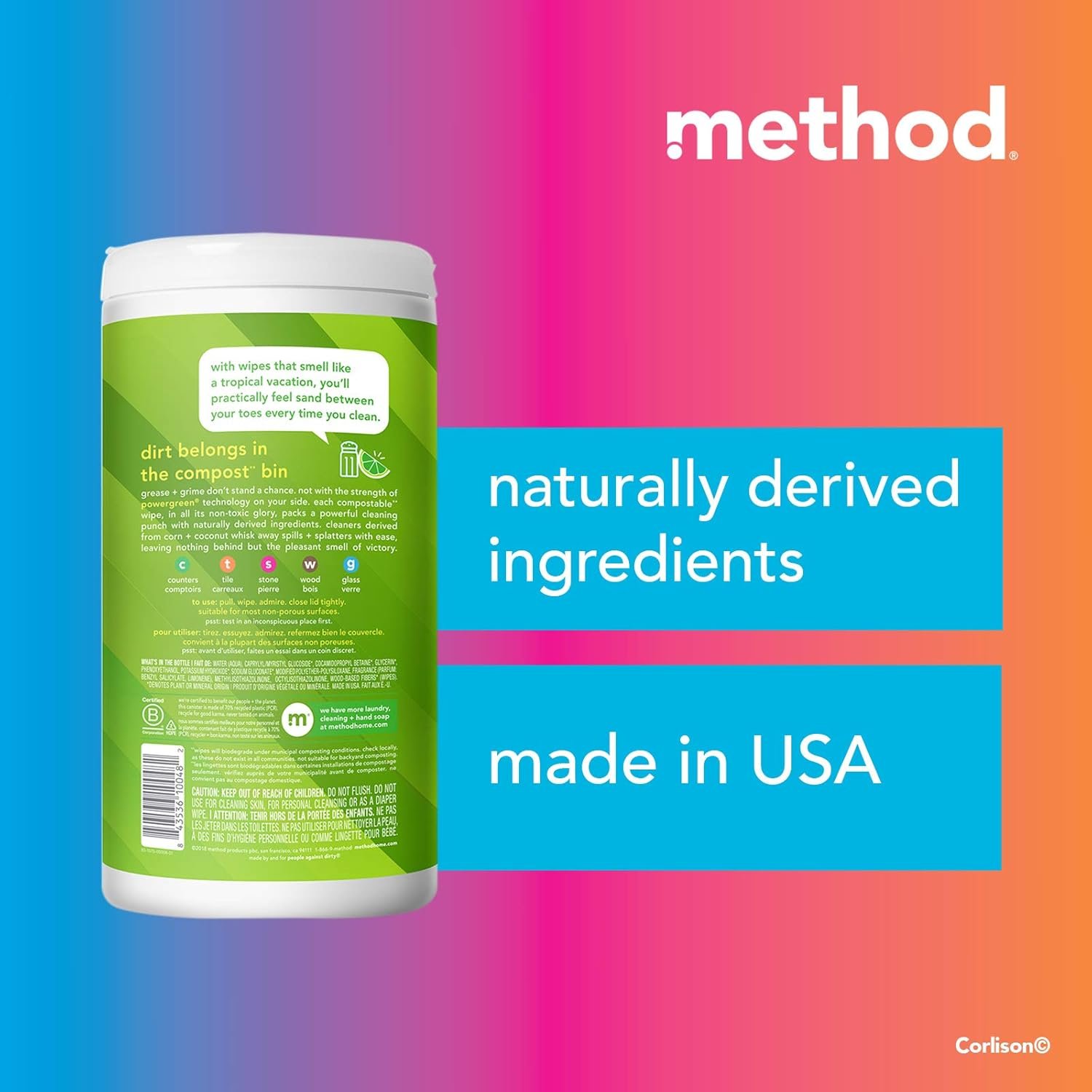 Method All-Purpose Cleaning Wipes - Image 3