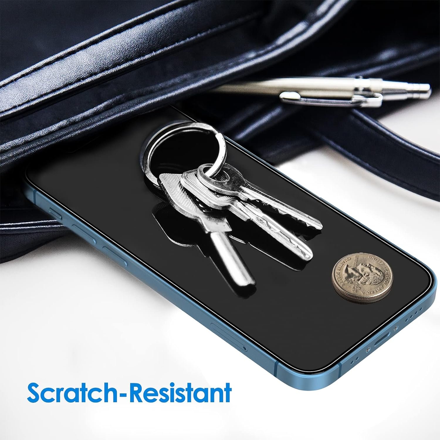 JETech Screen Protector Compatible with iPhone 13 and iPhone 13 Pro 6.1-Inch, Tempered Glass Film, 3-Pack - Image 6