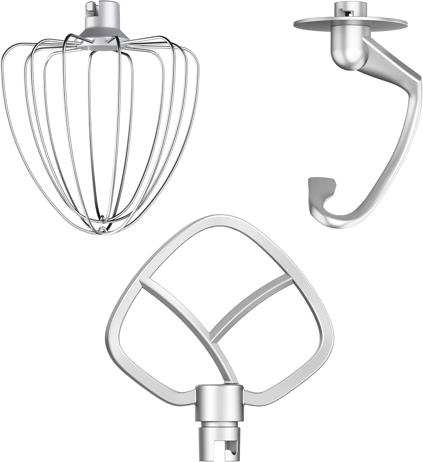 Kitchen Stand Mixer, 6.5 Quart, 6 Speed Tilt-Head Kitchen Mixer, Electric Food Mixer with Dough Hook, Wire Whip, Beater, Gold - Image 9