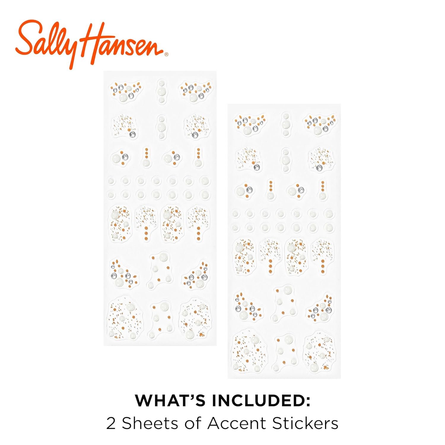 Sally Hansen Salon Effects Nail Accents, Bubbly & Pearls, Nail Art Decals, Easy to Use, No Commitment, Use On Nail Polish or Bare Nails, Mix and Match Styles - Image 4