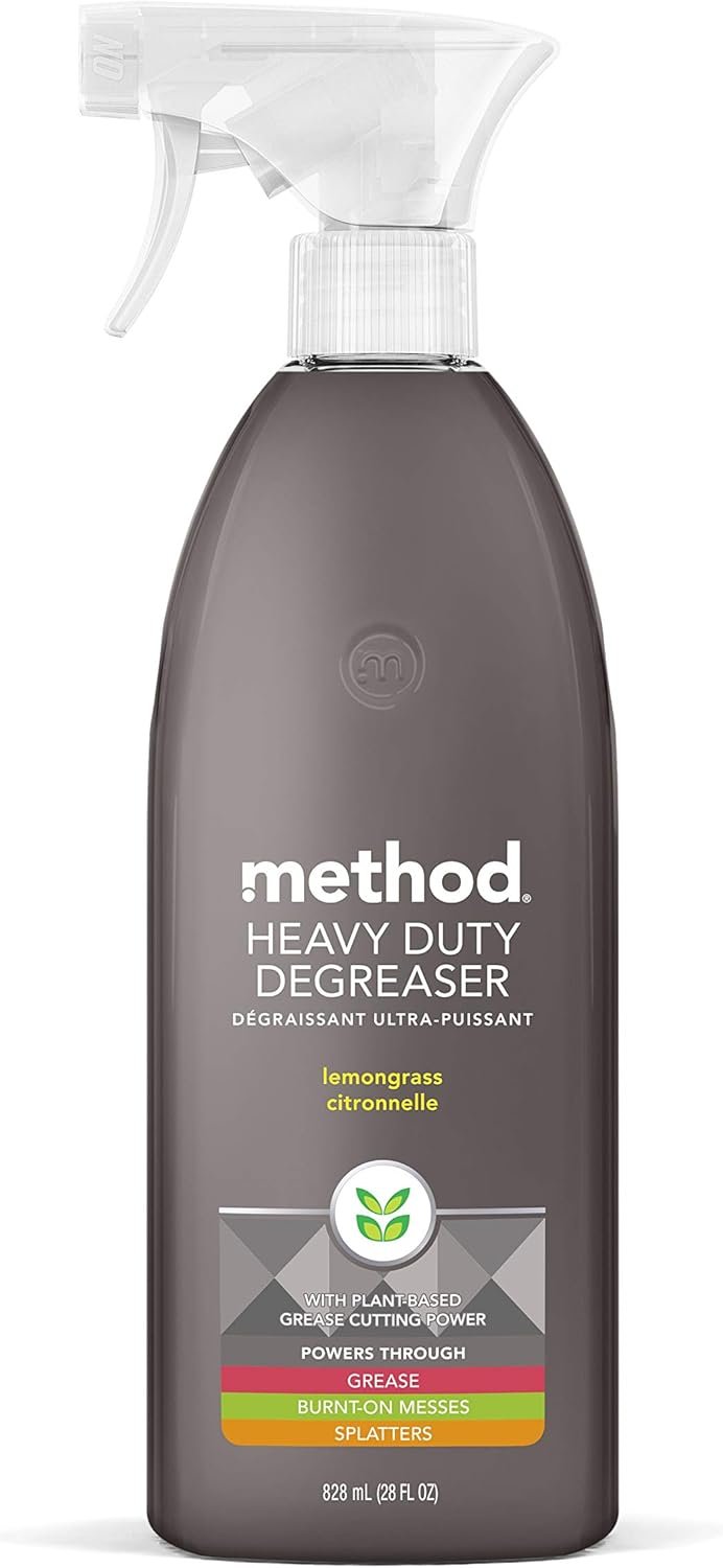 Method Heavy Duty Degreaser, Lemongrass Scent, Oven Cleaner & Stove Top Cleaner, 28 Oz Spray Bottle (Pack of 1),(Packaging may vary) - Image 2