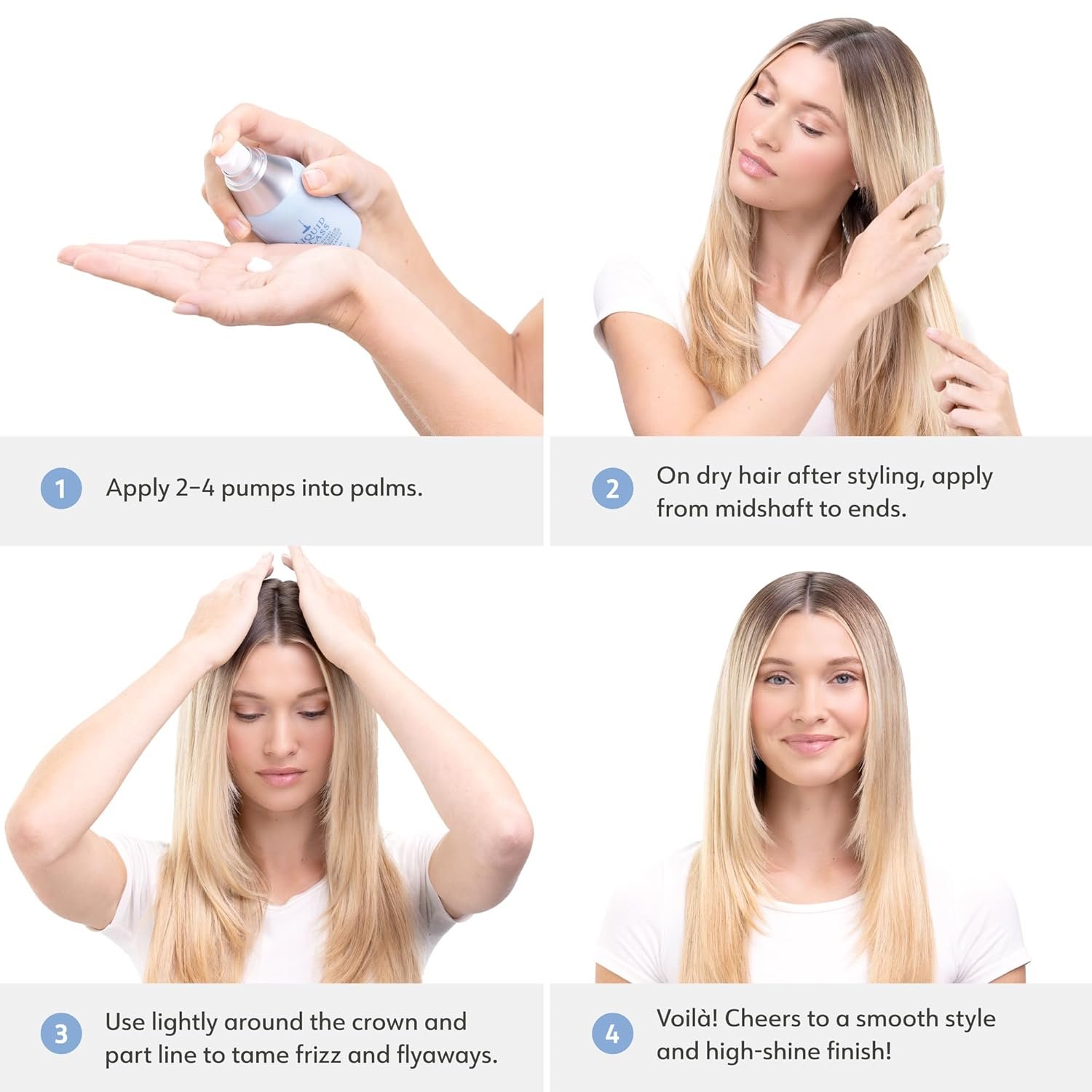 Drybar Liquid Glass High-Gloss Finishing Serum | Use Post-Blowout to Reduces Frizz, Tames Flyaways, and Provides Weightless Hydration to Hair while Adding Shine, Vegan & Cruelty-Free - Image 8