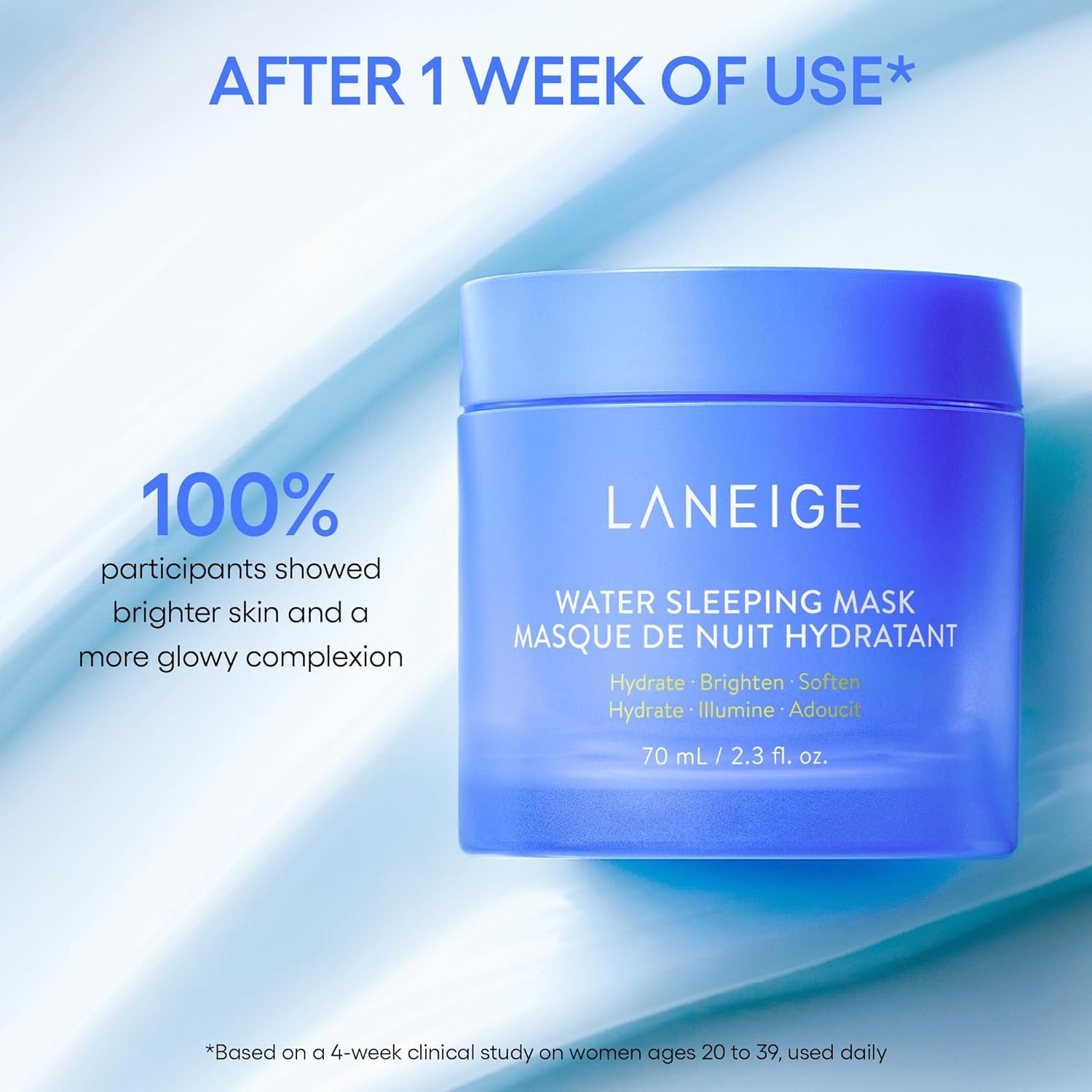 LANEIGE Icons To Go & Besties Set: Water Bank Cream, Cream Skin, Water Sleeping Mask, Lip Sleeping Mask, Hyaluronic Acid, Squalane, Coconut Oil, Vitamin C, Travel Friendly - Image 12