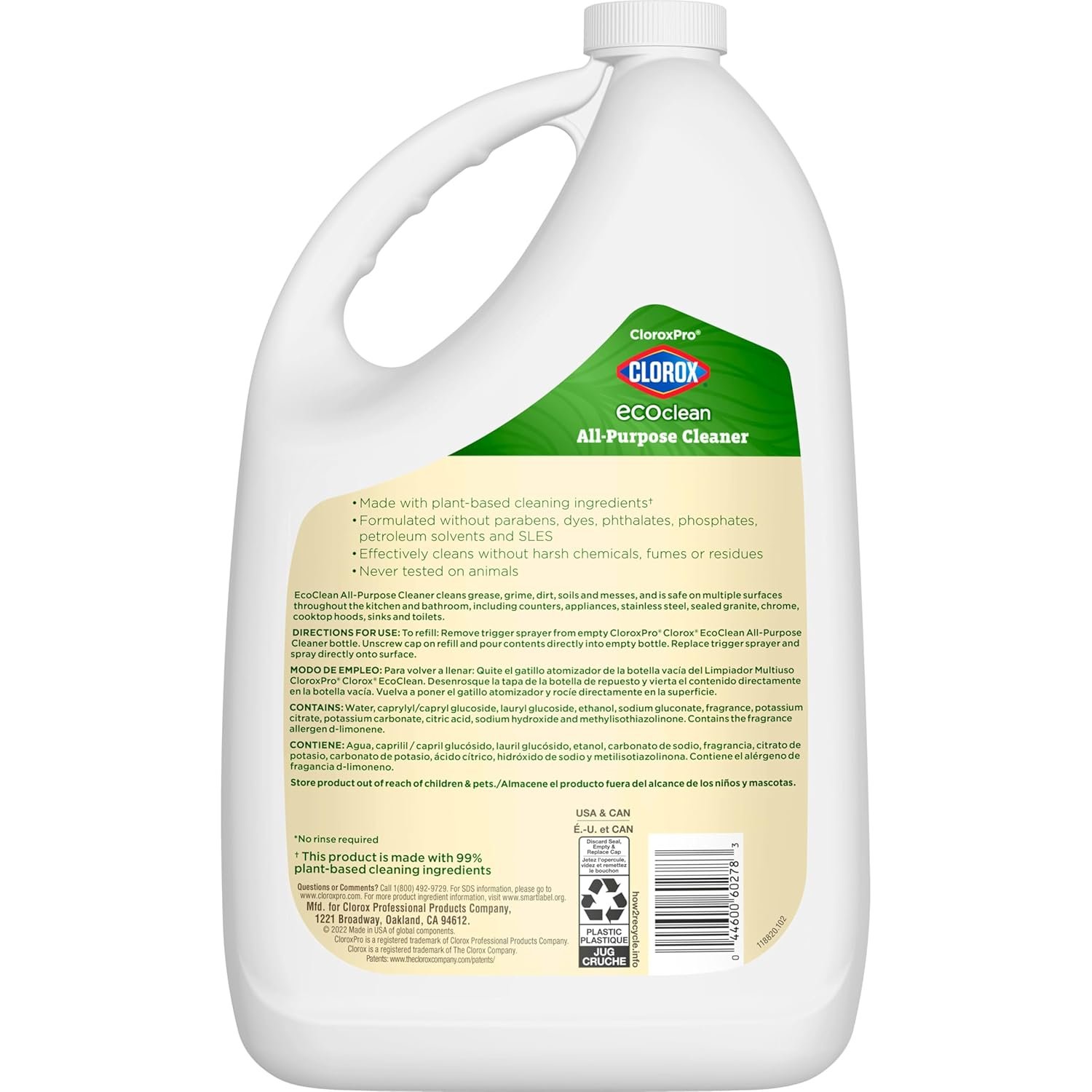 CloroxPro Clorox EcoClean All-Purpose Cleaner Refill, 128 Fluid Ounces - Image 14