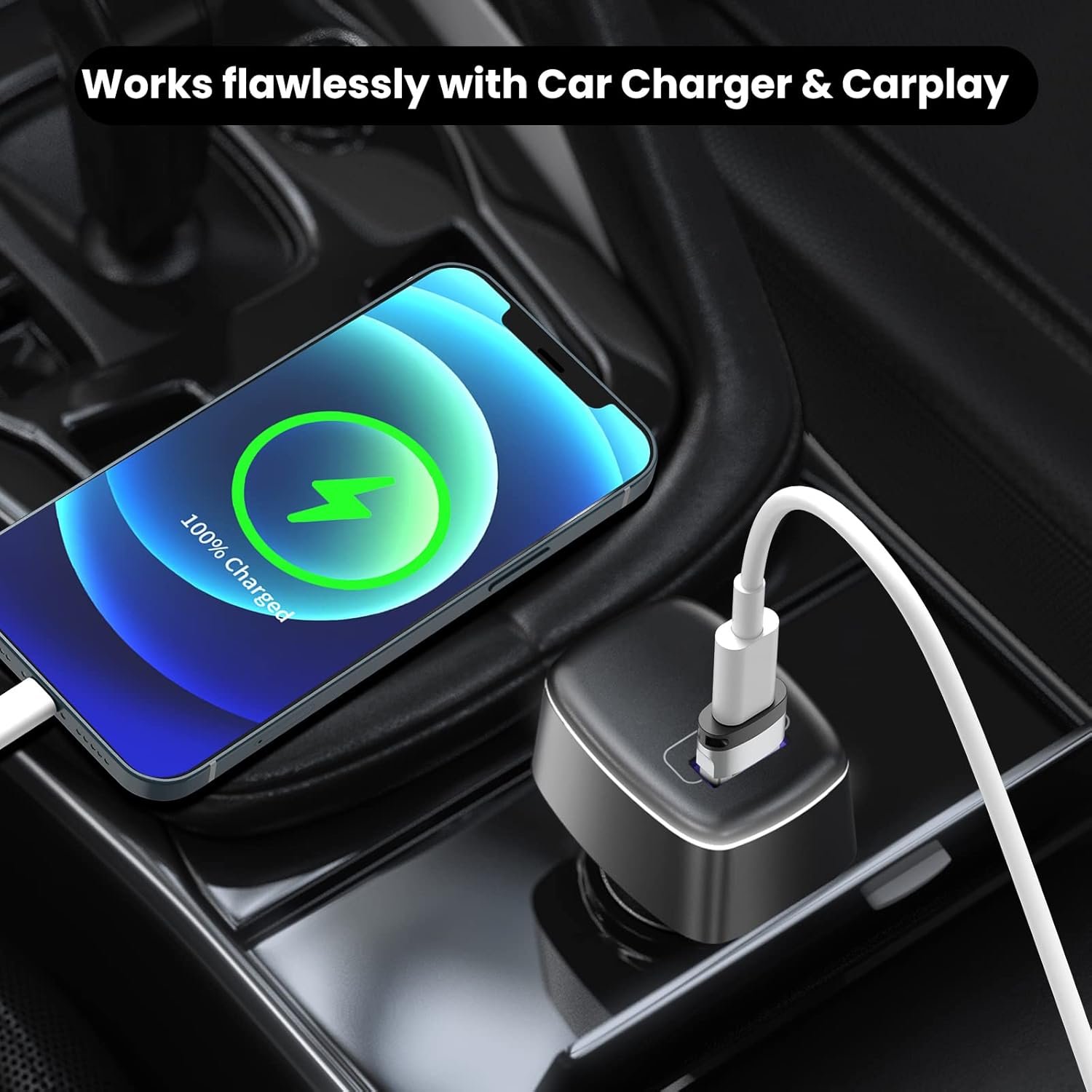 USB C to USB Adapter (4 Pack),USB-C Female to USB Male, Type C to USB A Converter Compatible with Apple MagSafe, iPhone 11 12 13 14 15 Pro Max, Samsung Galaxy Note,Google Pixel etc, Grey - Image 6