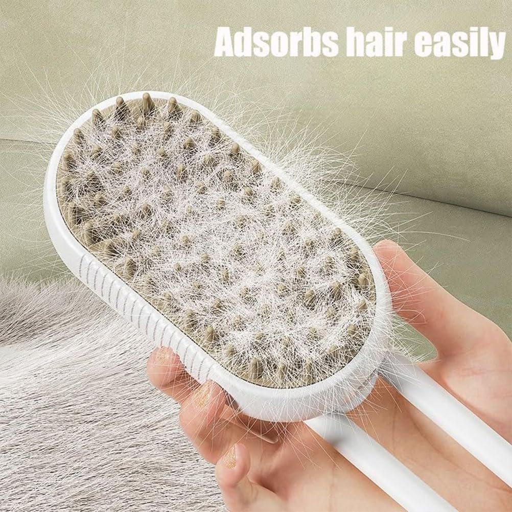 Spritz Comb Defur,Cat Spritz Brush Defur Comb,Cloud Care Cat Brush,Defur Comb for Cats Dogs,Cat Defur Brush,Cat Steam Brush for Massaging and Cleaning Shedding Pets (2PCS) - Image 3