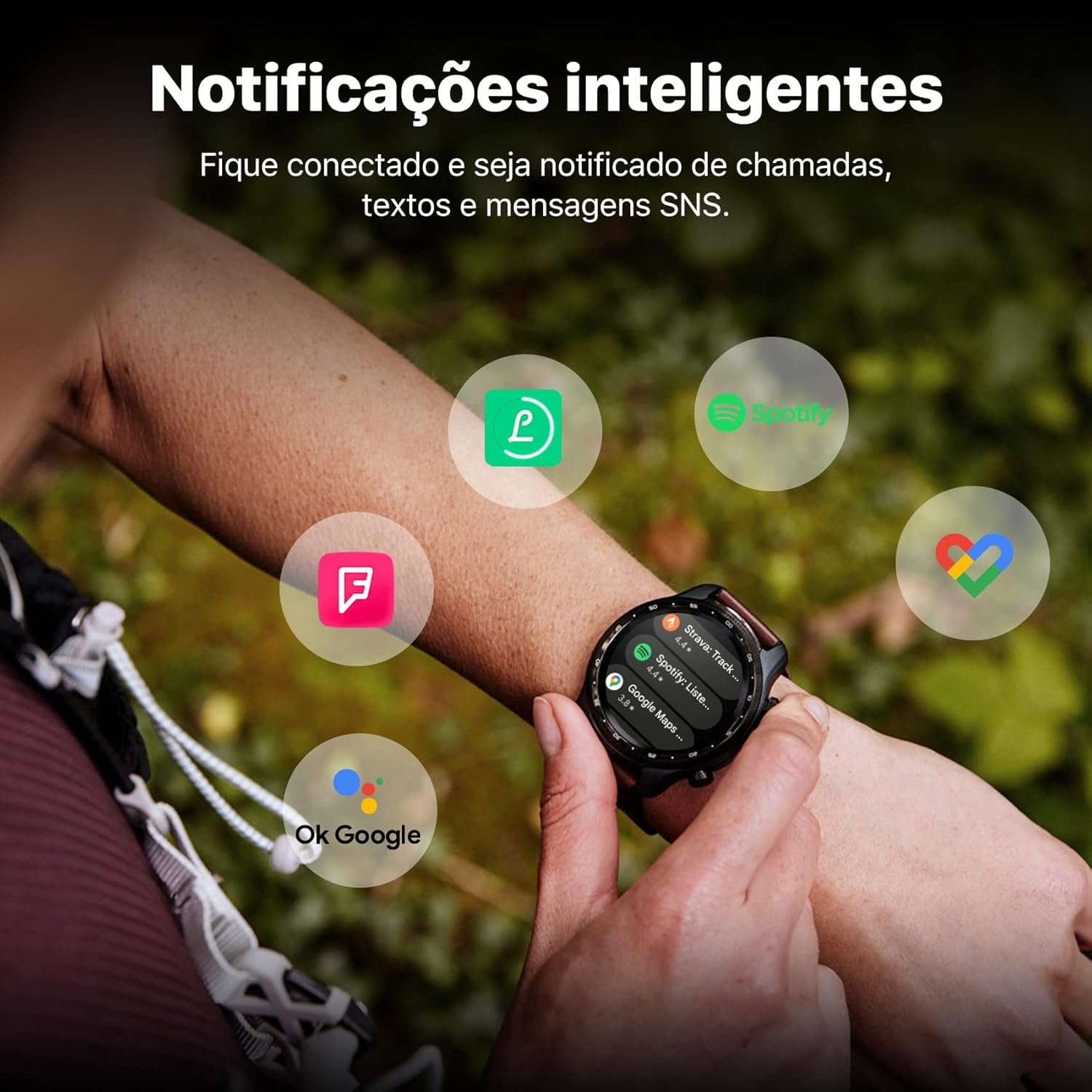 Ticwatch Pro 3 Ultra GPS Smartwatch Qualcomm SDW4100 and Mobvoi Dual Processor System Wear OS Smart Watch for Men Fatigue Assessment 3-45 Days Battery NFC Mic Speaker iOS Android Compatible - Image 6