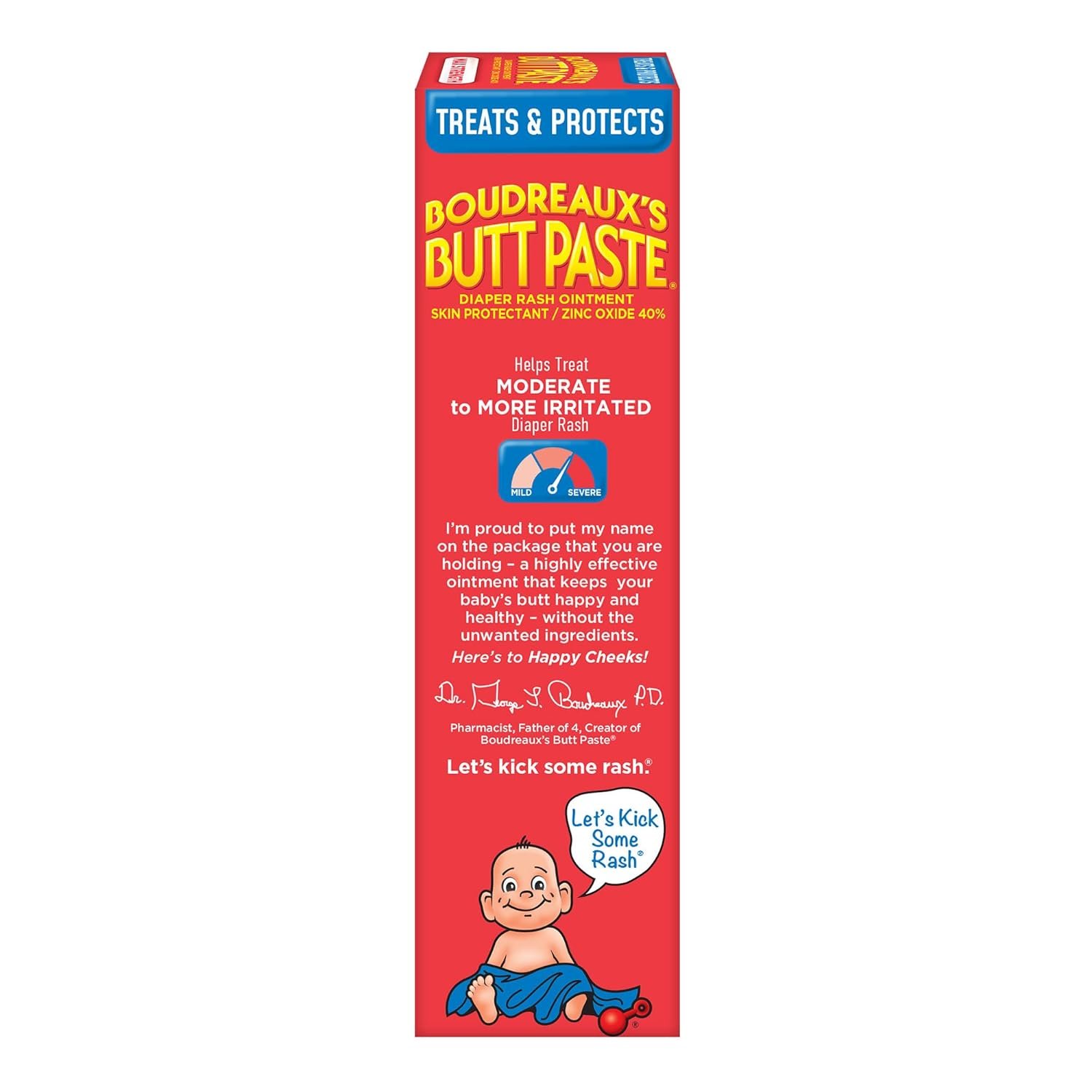 Boudreaux's Butt Paste Maximum Strength Diaper Rash Cream, Ointment for Baby, 4 oz Tube - Image 7