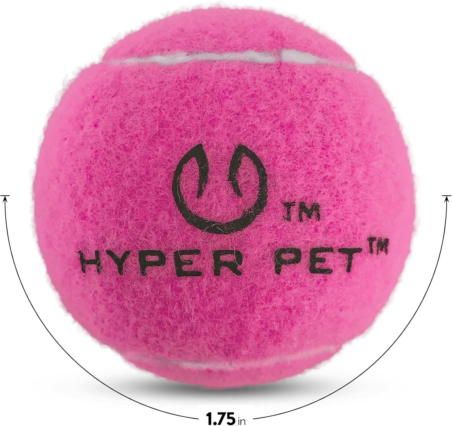 Hyper Pet MINI Tennis Balls for Dogs (Pet Safe Dog Ball Dog Tennis Balls for Exercise & Training) Dog Ball Interactive Dog Toys work with Hyper Pet K9 Kannon MINI Dog Ball Launcher - 4 Pack MINI Pink - Image 3