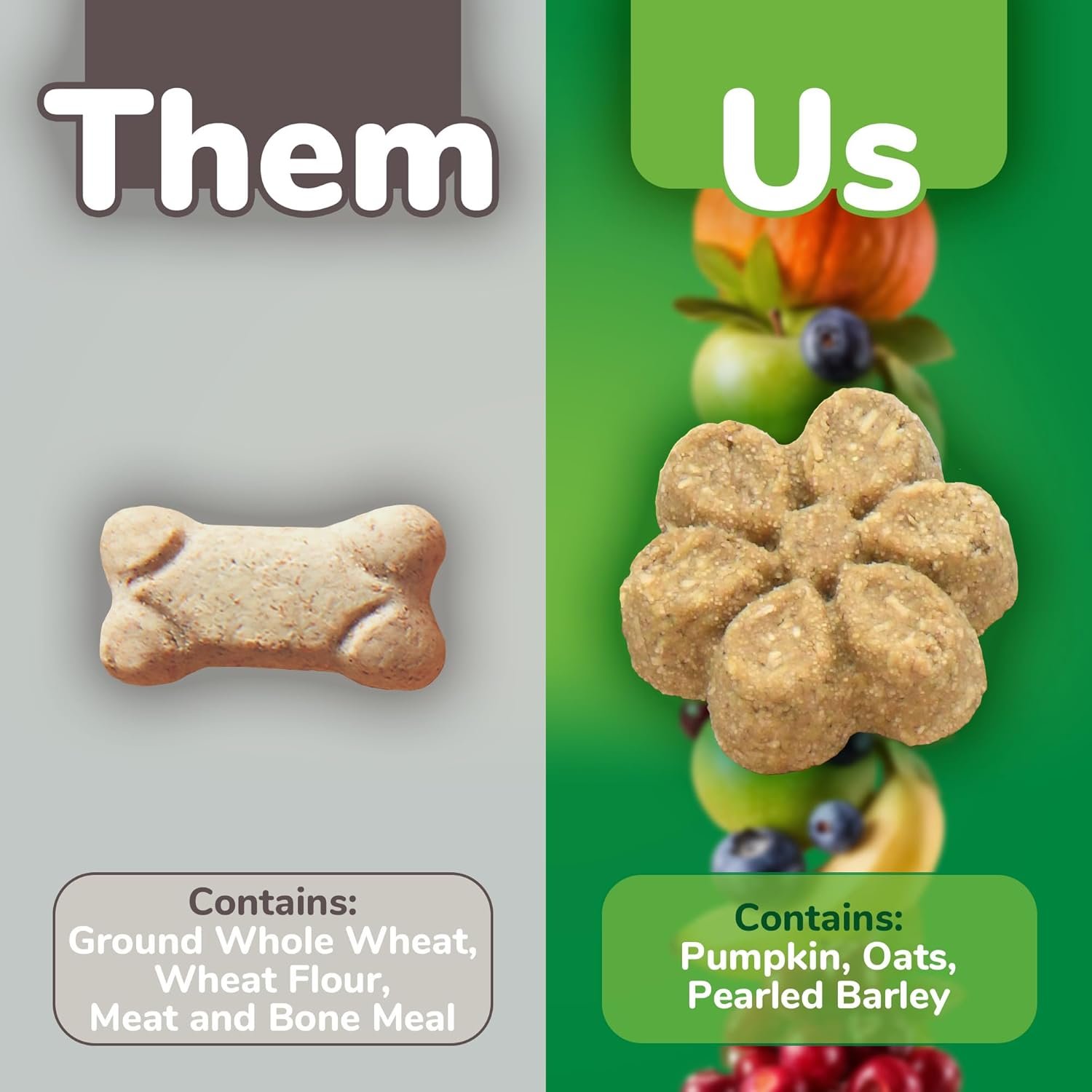 Fruitables Baked Dog Treats – Pumpkin Treats for Dogs – Healthy Low Calorie Treats – Free of Wheat, Corn and Soy – Pumpkin and Apple Dog Treats – 12 Ounces - Image 5