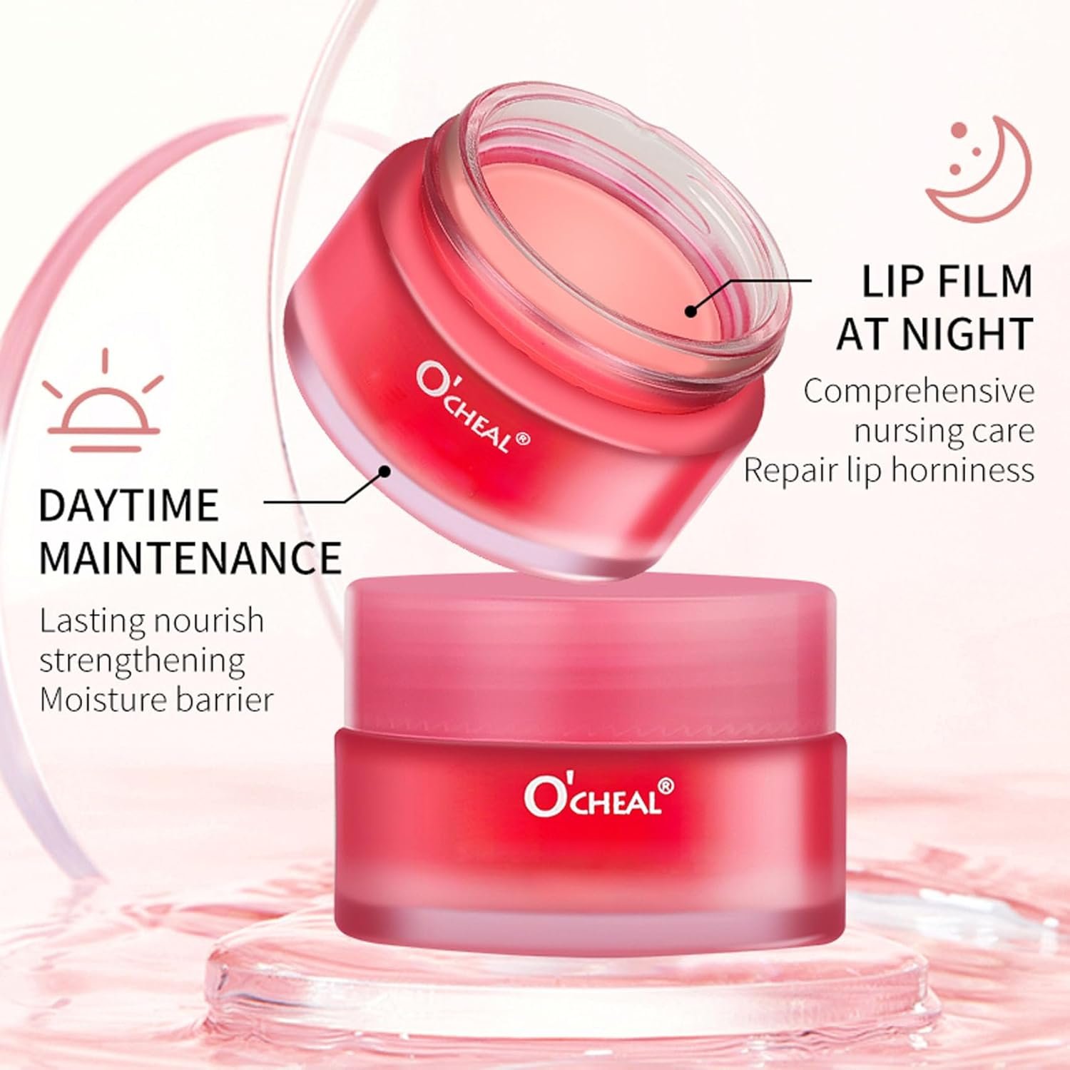 Lip Sleeping Mask, Moisturizing Lip Mask, Overnight Lip Mask for Chapped Cracked Dry Lips, Long Lasting Nourishing Lip Balm for Repair Lips, Hydrating Lip Mask for Women Men Lip Care - Image 9