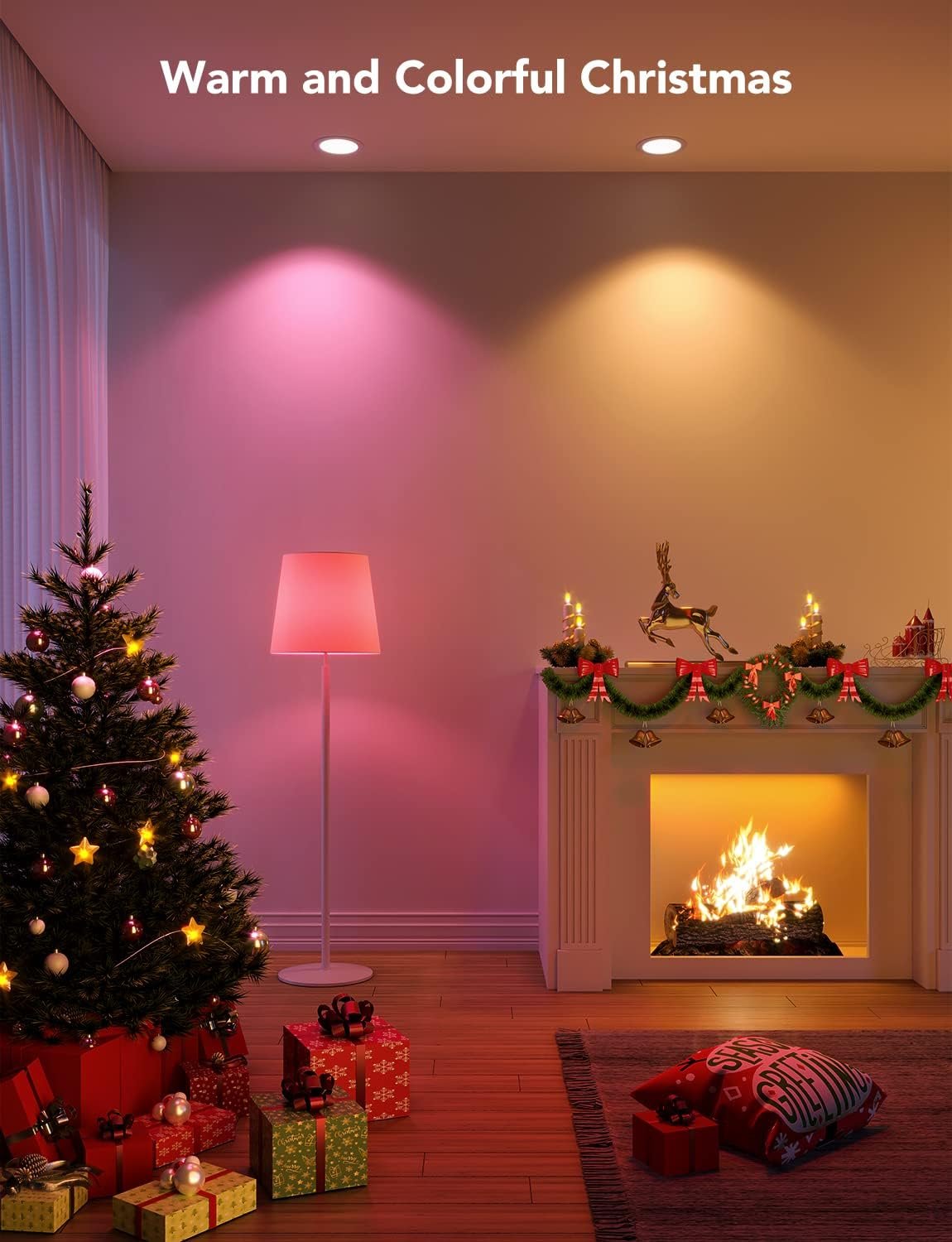 Govee LED Light Bulb Dimmable, Music Sync Color Changing, A19 7W 60W Equivalent, No Hub Required Multicolor Bluetooth Light Bulbs with App Control for Party Home (Don't Support WiFi/Alexa) - Image 9