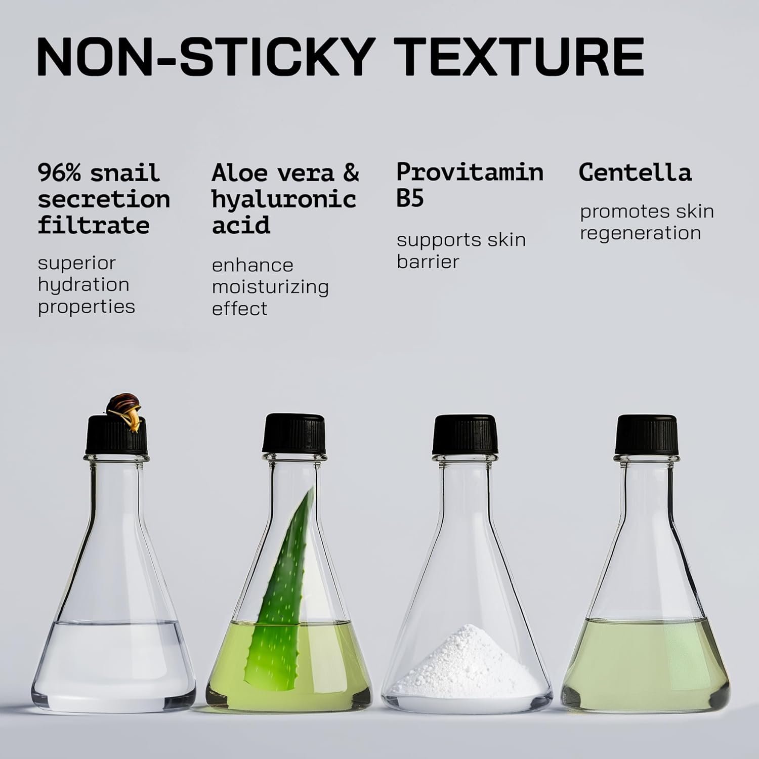 Snail Mucin Serum - Advanced Snail 96 Mucin Power Essence with Hyaluronic Acid & Centella - Skin Repair Hydrating & Moisturising Face Serum for Women - 3.38 Fl. oz 100 ml - Cruelty Free Skincare - Image 4